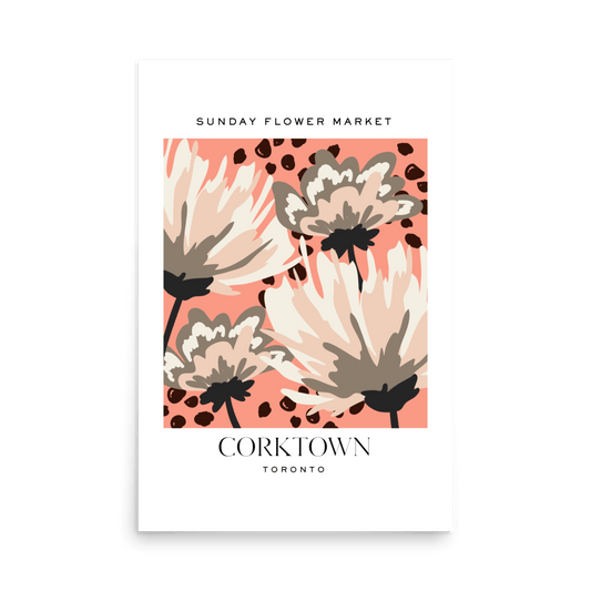 Corktown Toronto Flower Market Print - THE WALL SNOB