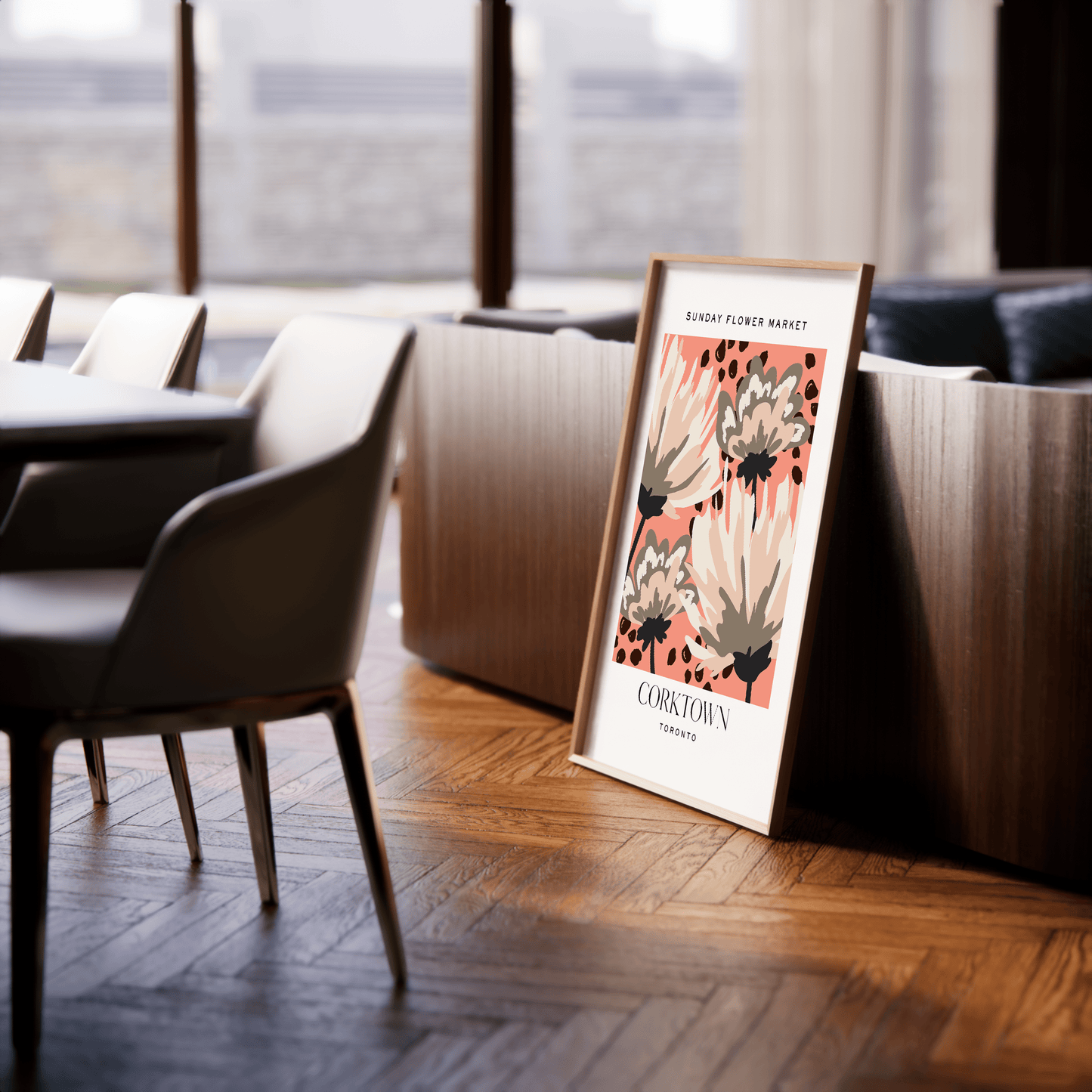 Corktown Toronto Flower Market Print - THE WALL SNOB