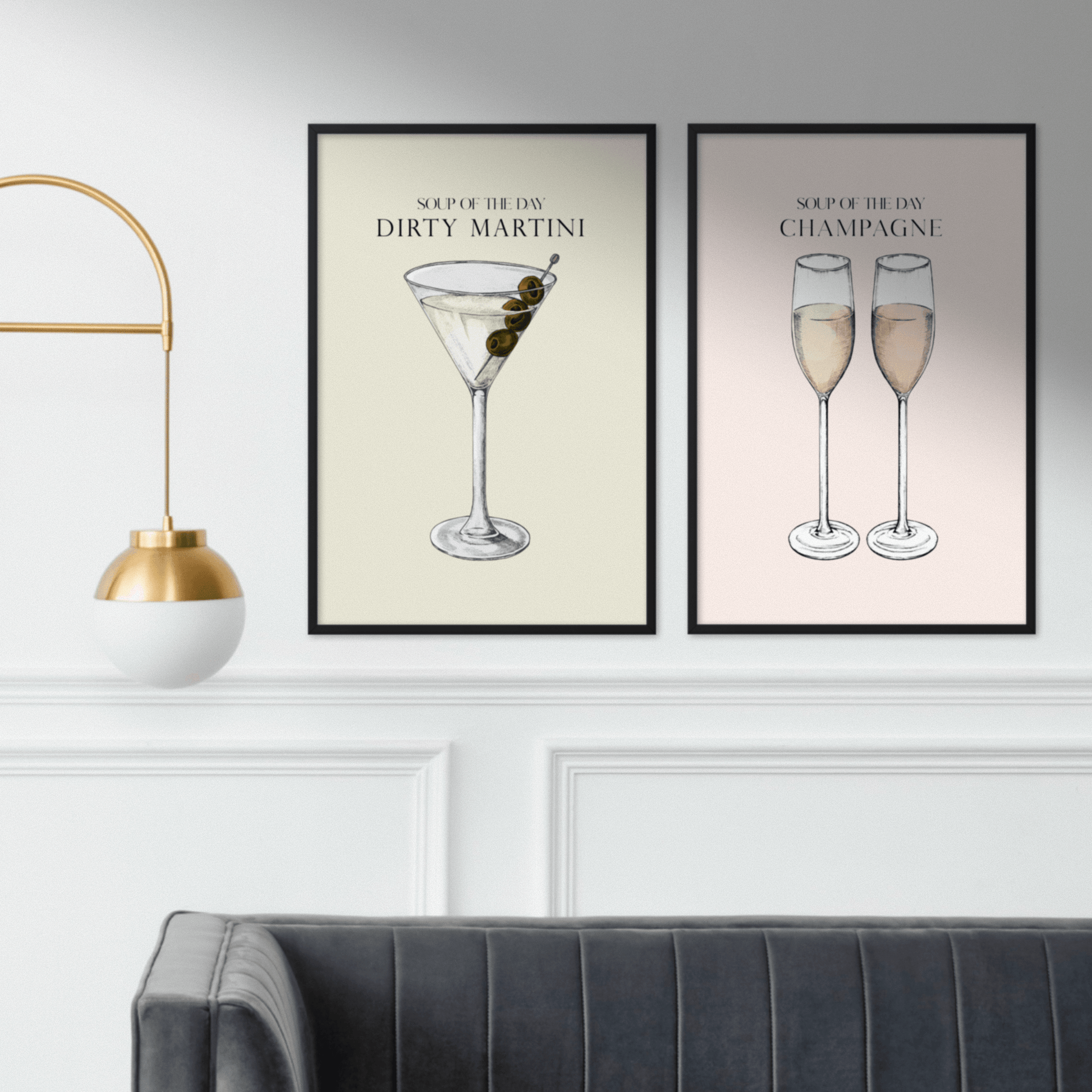 Dirty Martini Soup Of The Day, Poster - THE WALL SNOB