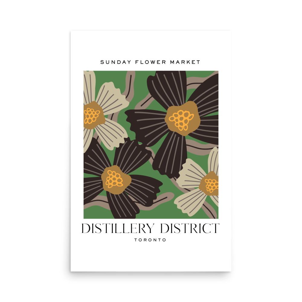 Distillery District Toronto Flower Market Print - THE WALL SNOB