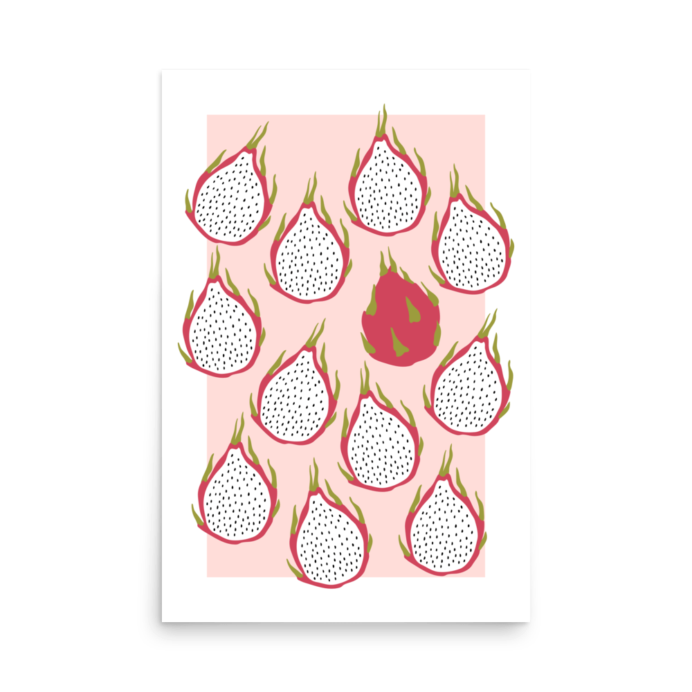 Dragonfruit Gallery Print - THE WALL SNOB