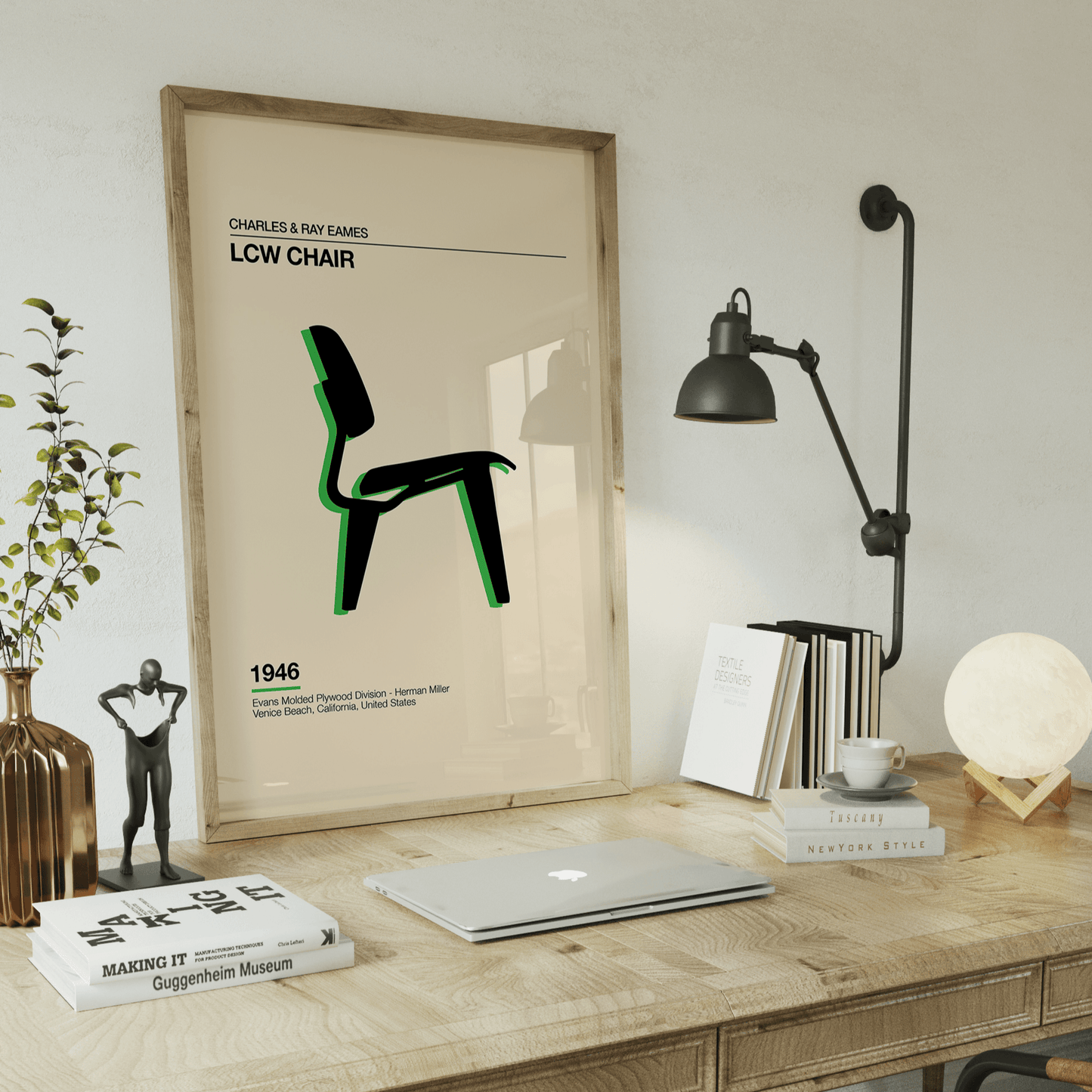 Eames LCW Chair Print - THE WALL SNOB
