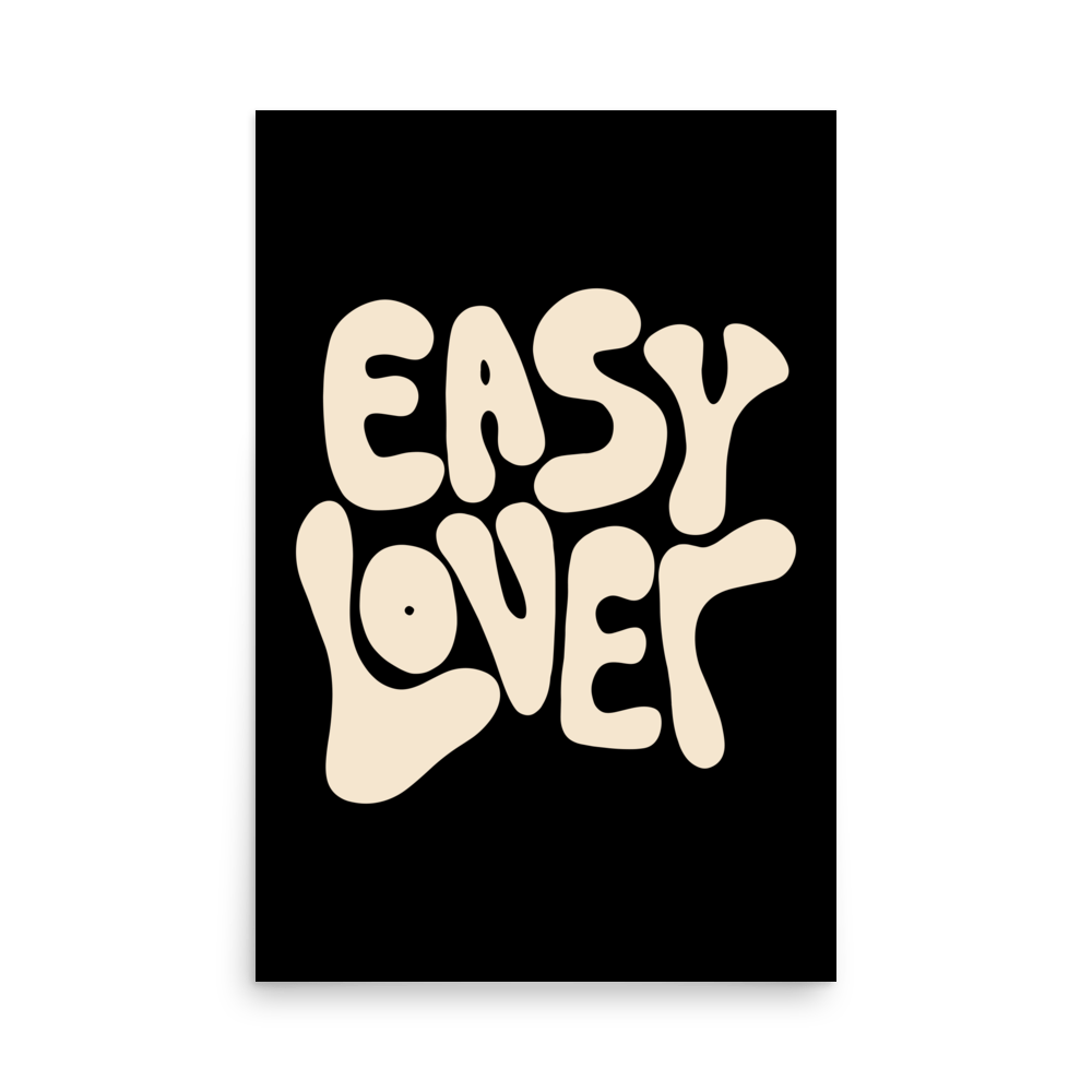 Easy Lover Print - THE WALL SNOB