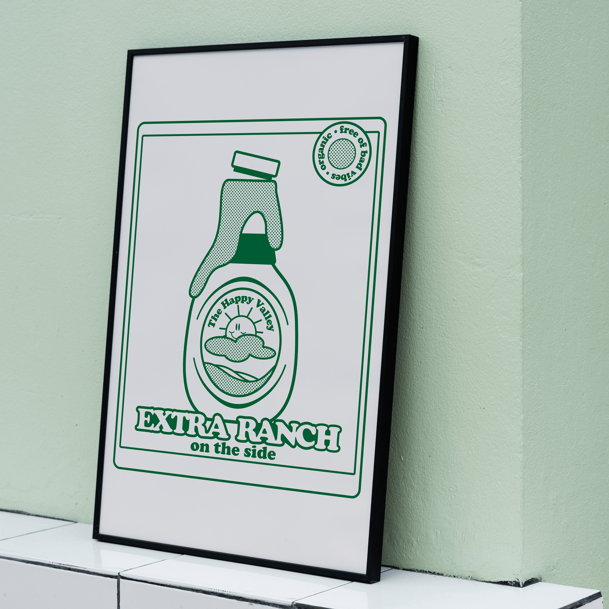 Extra Ranch On The Side Print - THE WALL SNOB