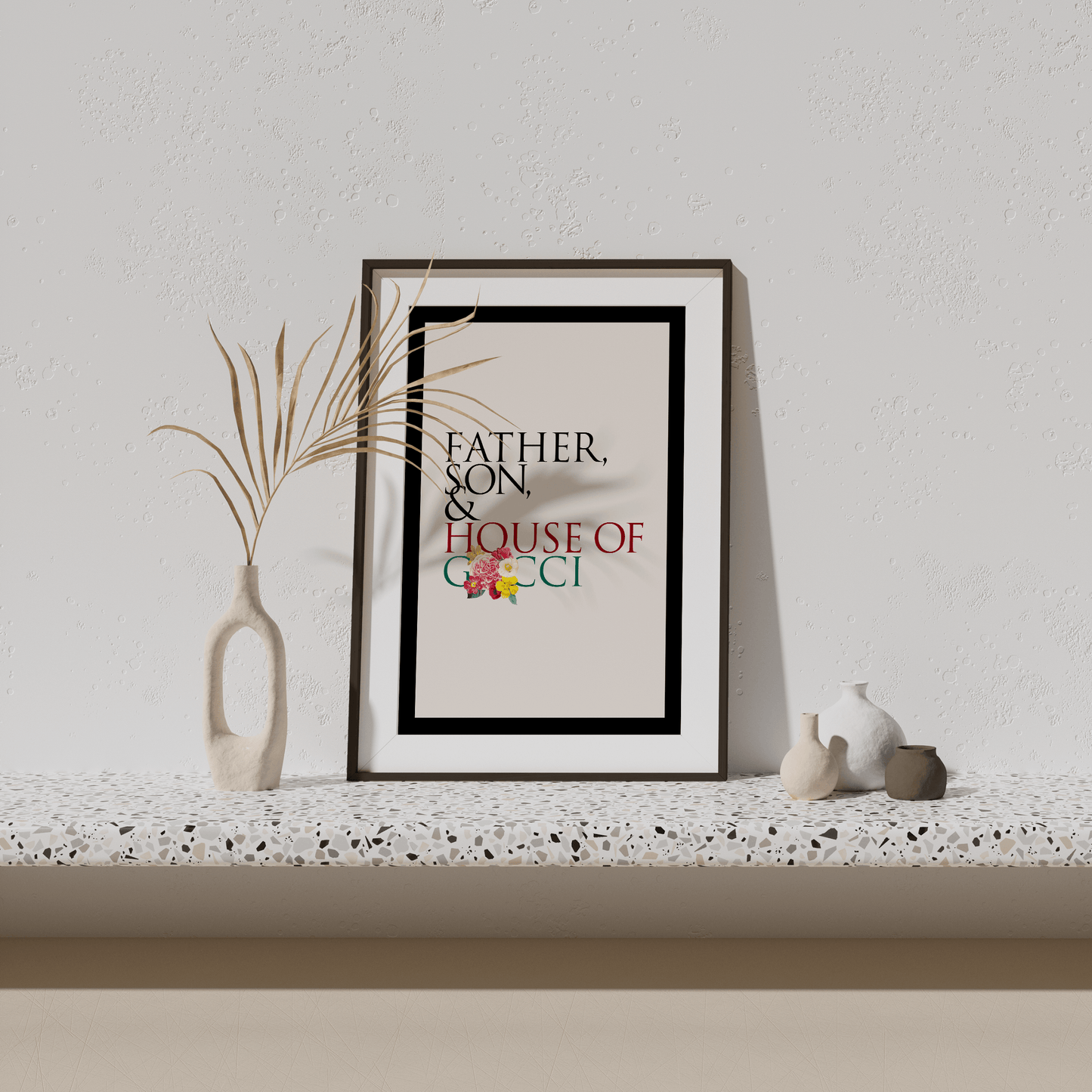 Father, Son & House of GG Print - THE WALL SNOB