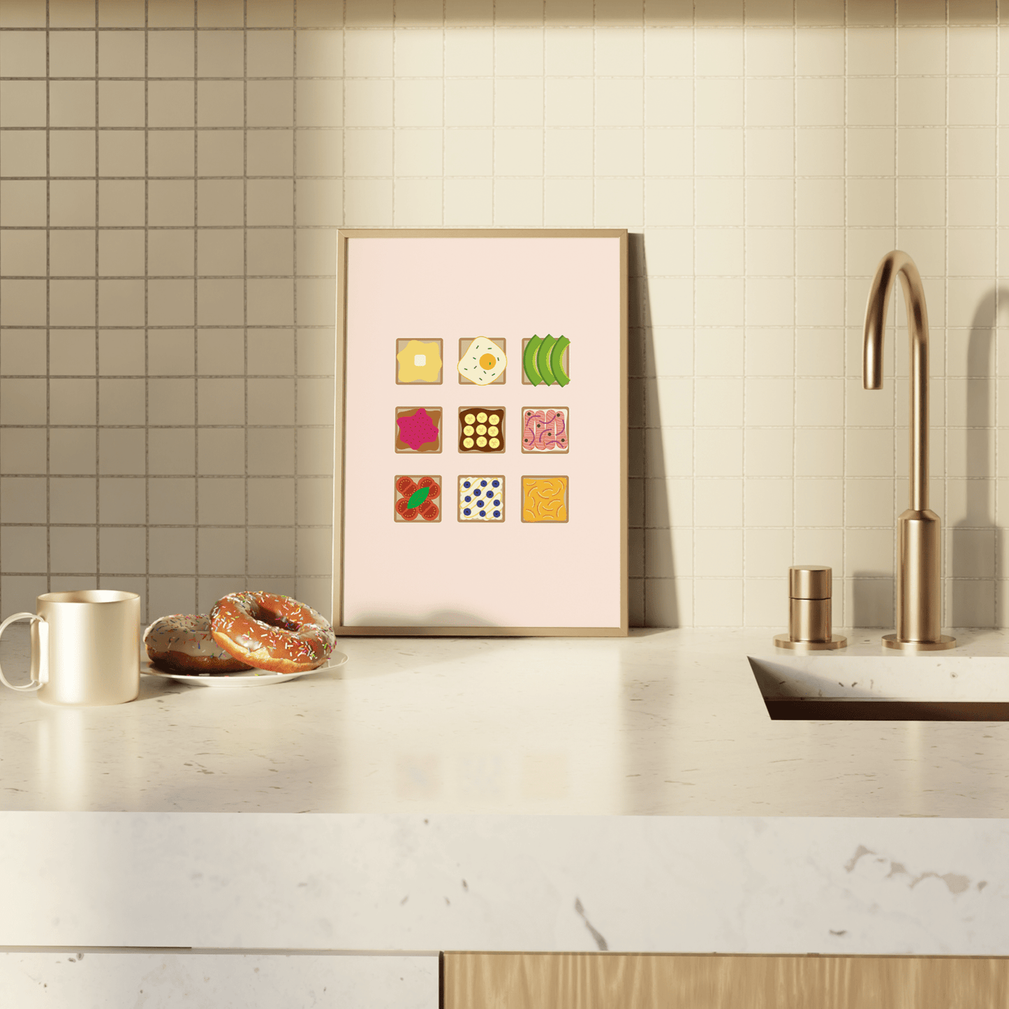 Feeling Toast-y Print - THE WALL SNOB