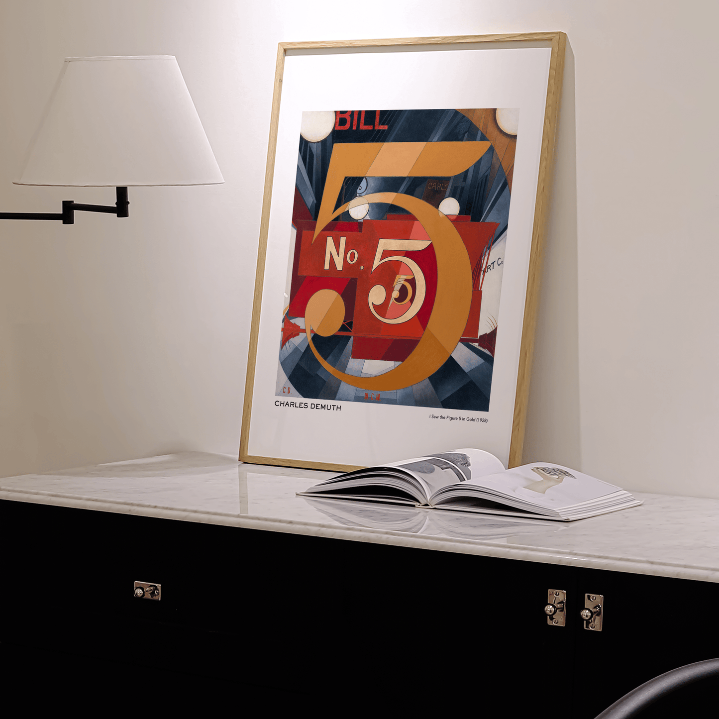 Figure 5 In Gold by Demuth Print - THE WALL SNOB