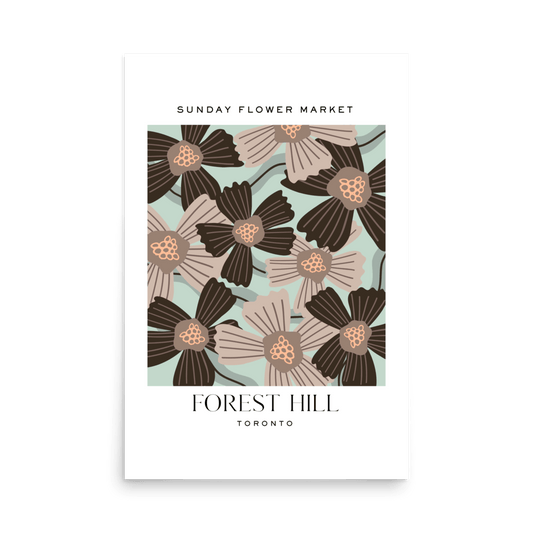 Forest Hill Toronto Flower Market Print - THE WALL SNOB