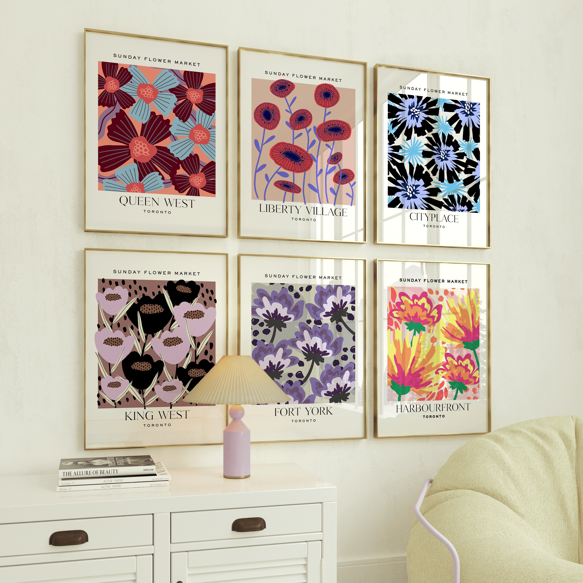 Fort York Toronto Flower Market Print - THE WALL SNOB