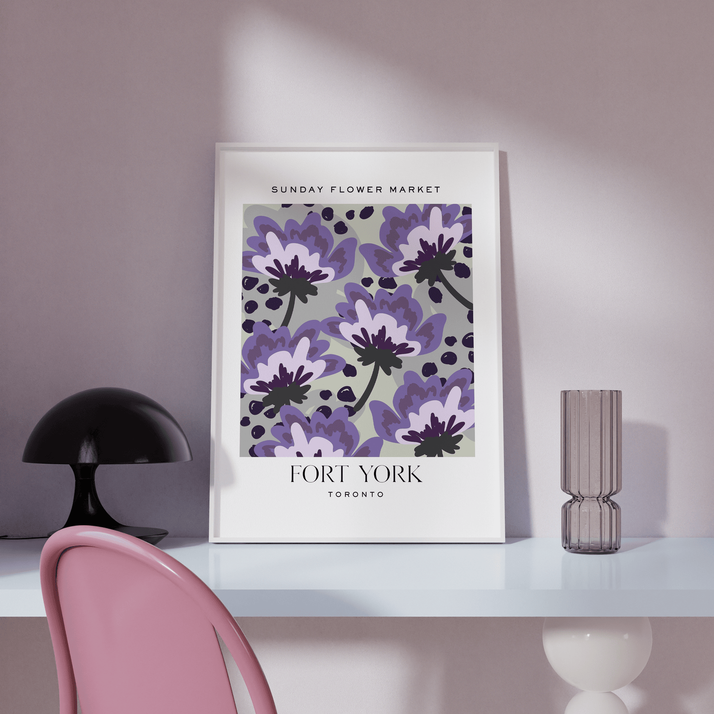 Fort York Toronto Flower Market Print - THE WALL SNOB