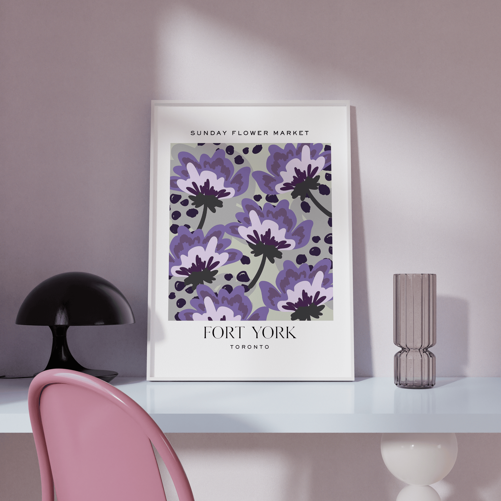 Fort York Toronto Flower Market Print - THE WALL SNOB