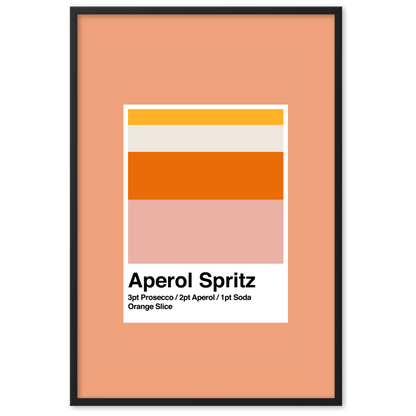 Framed Set of 2 Minimalist Popular Cocktails - THE WALL SNOB