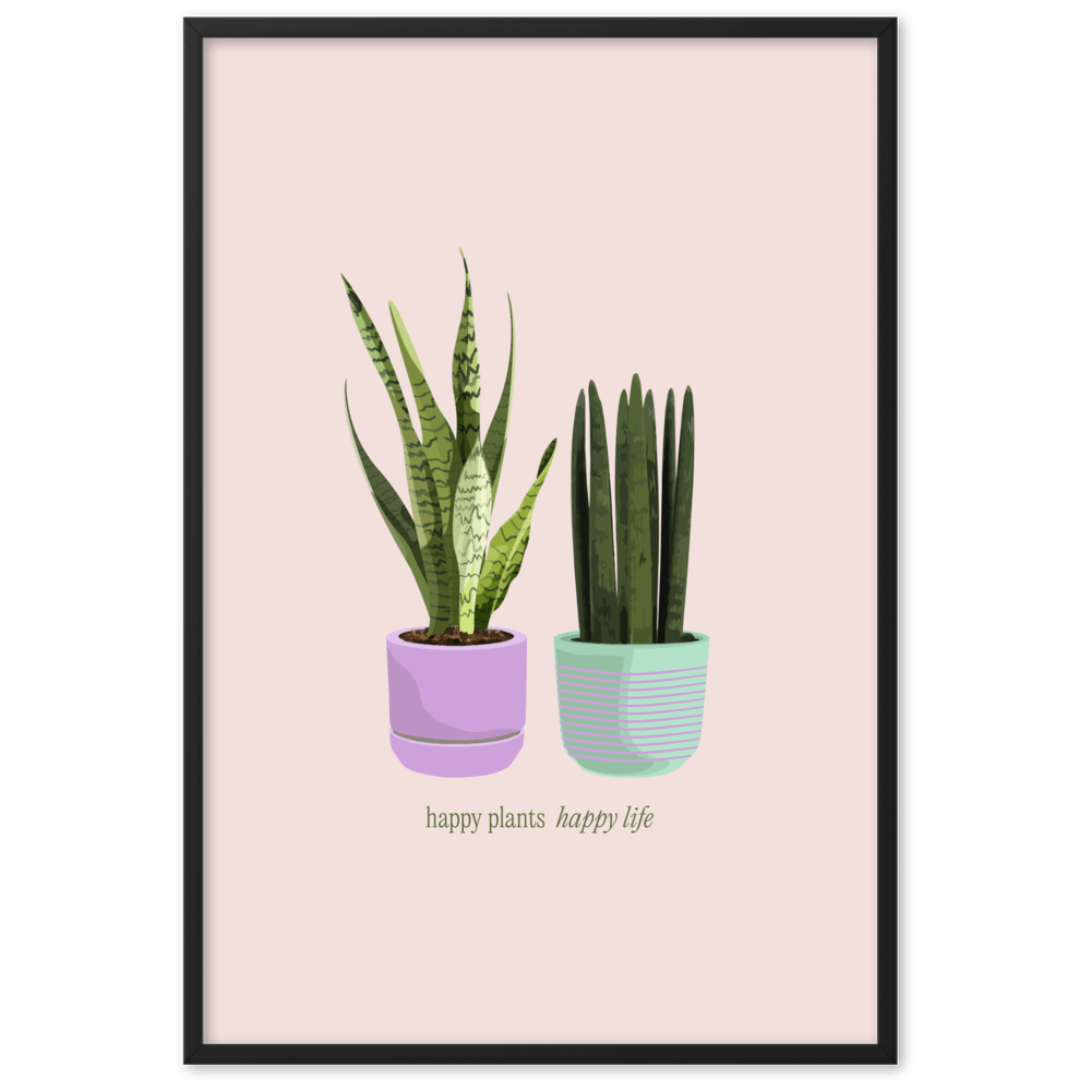 Framed Set of 2 Plant Life Prints - THE WALL SNOB