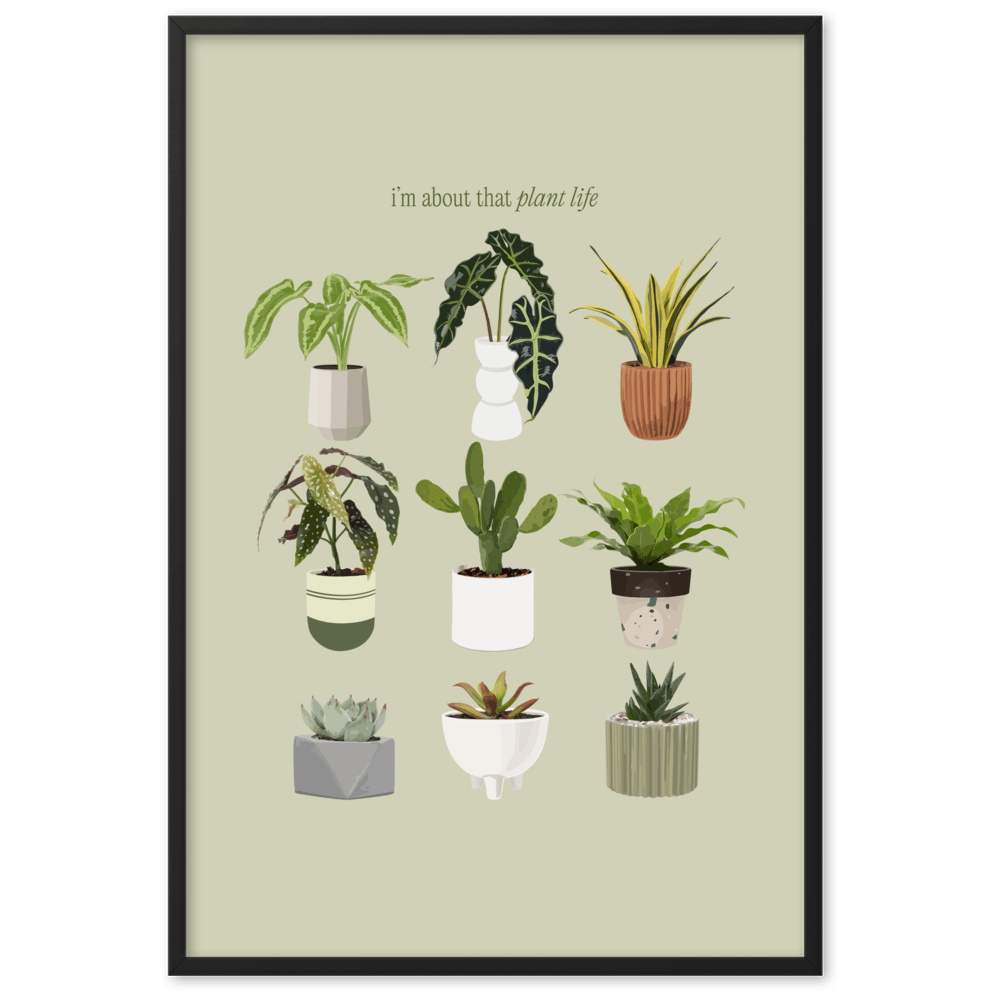 Framed Set of 2 Plant Life Prints - THE WALL SNOB