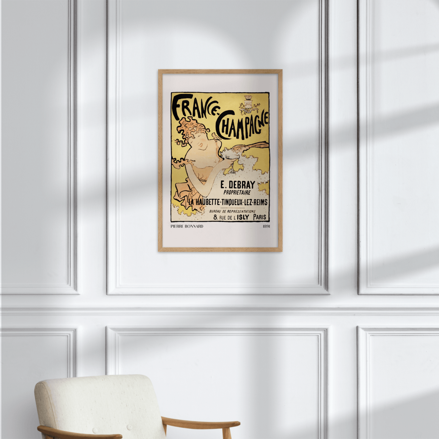 France-Champagne by Pierre Bonnard, Poster - THE WALL SNOB