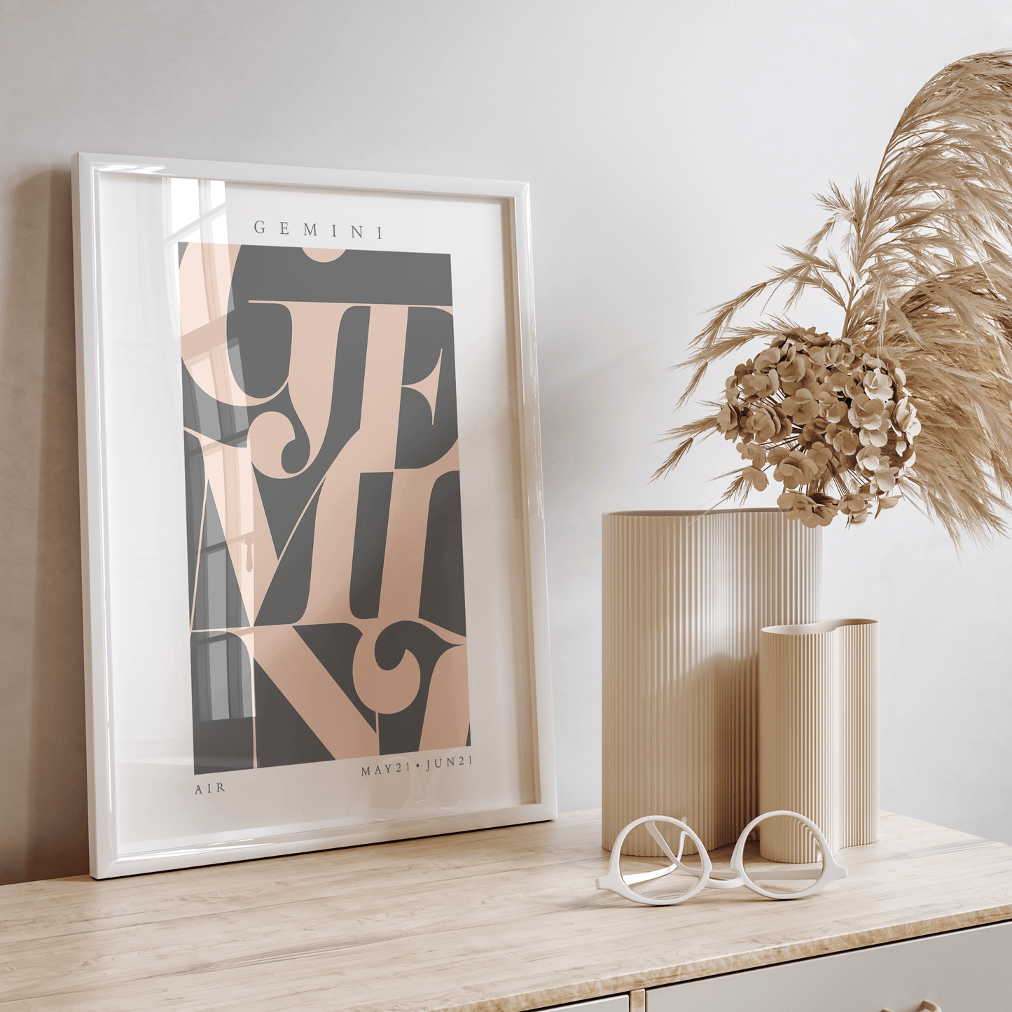 Gemini Flourish, Poster - THE WALL SNOB