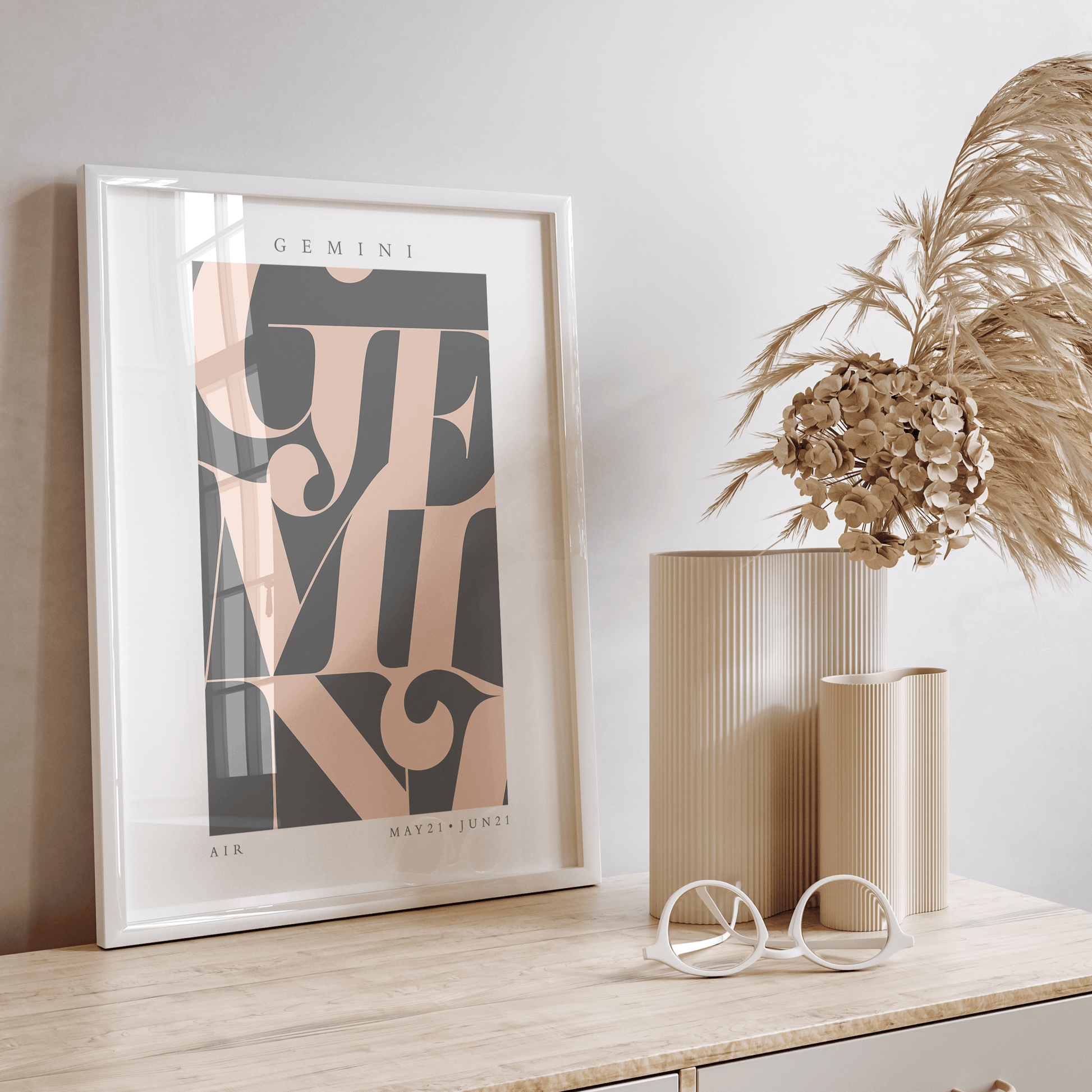 Gemini Flourish, Poster - THE WALL SNOB