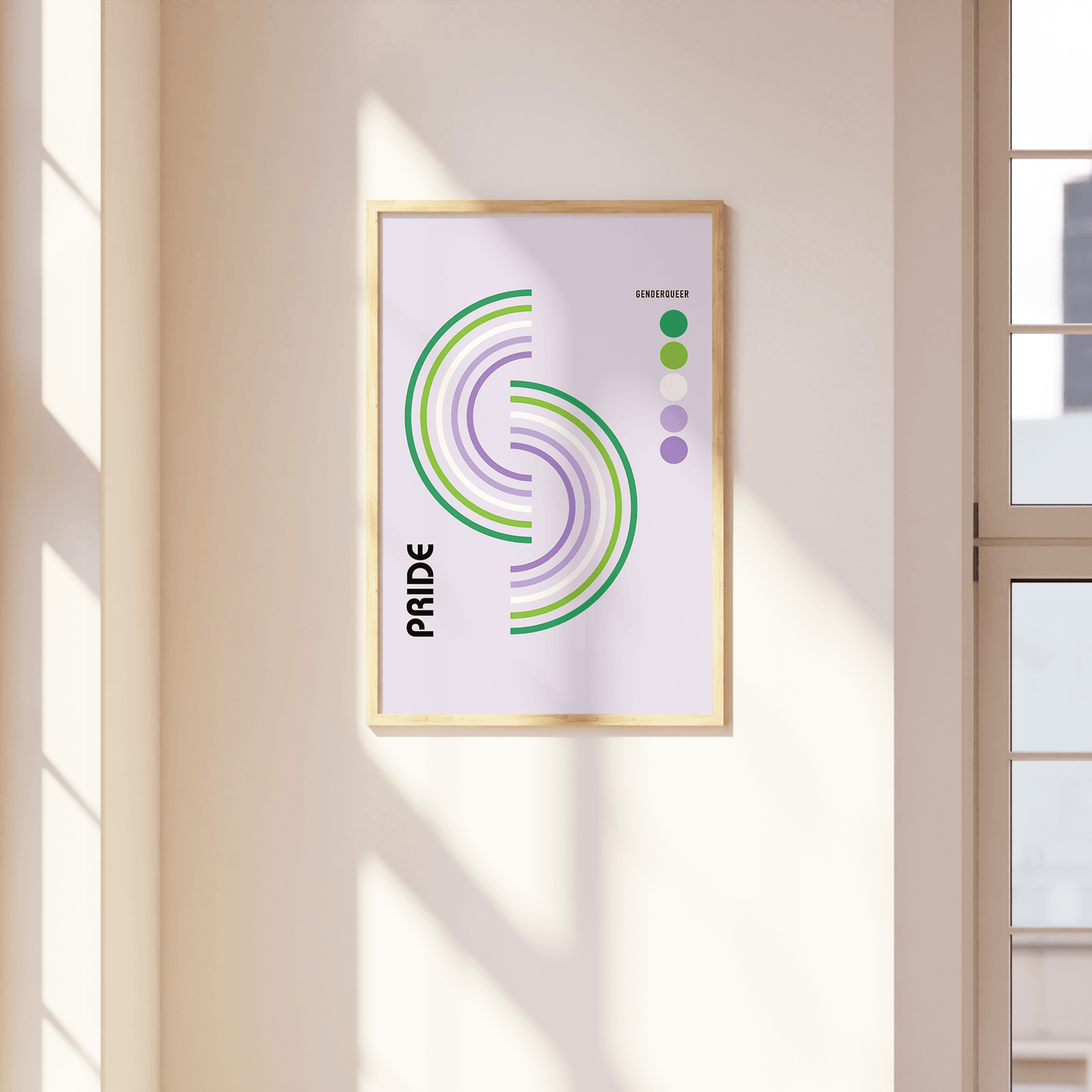 Genderqueer Pride Duo - THE WALL SNOB