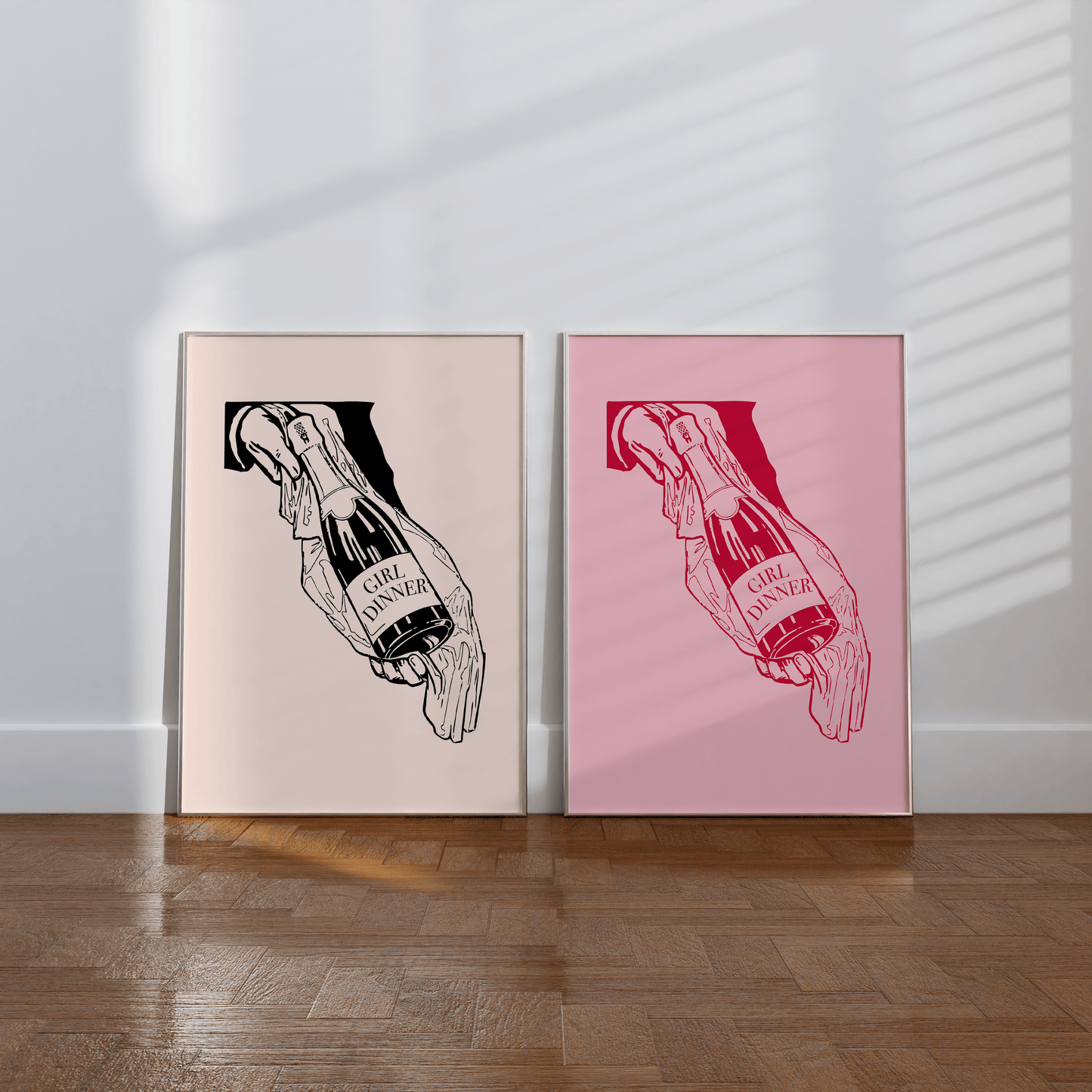Girl Dinner Print - THE WALL SNOB