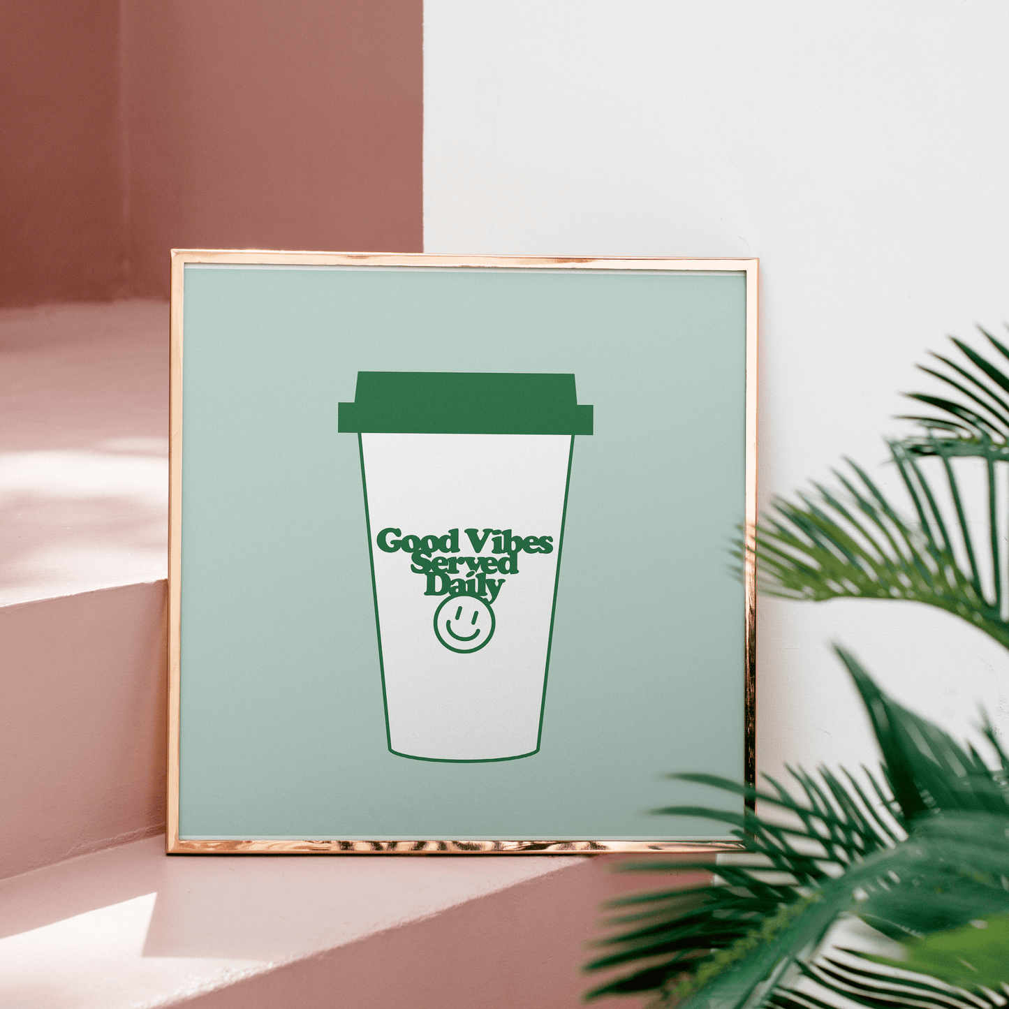 Good Vibes Coffee Print - THE WALL SNOB