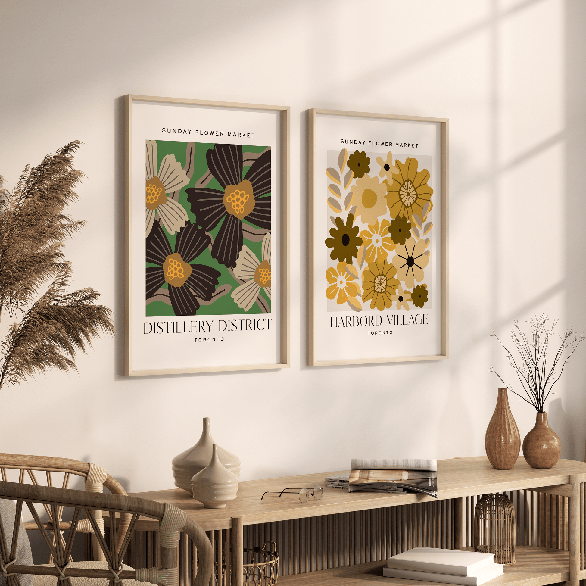 Harbord Village Toronto Flower Market Print - THE WALL SNOB