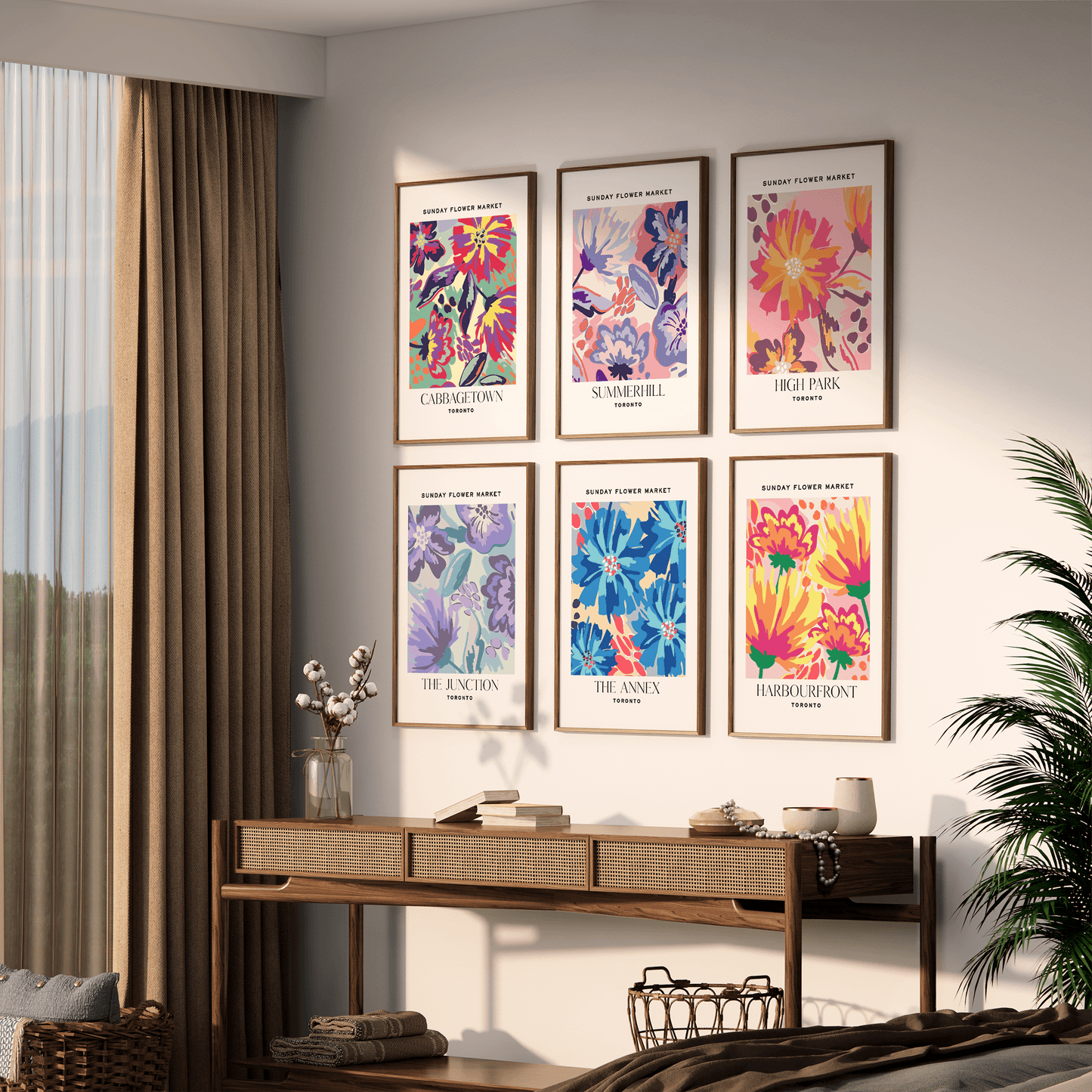 Harbourfront Toronto Flower Market Print - THE WALL SNOB
