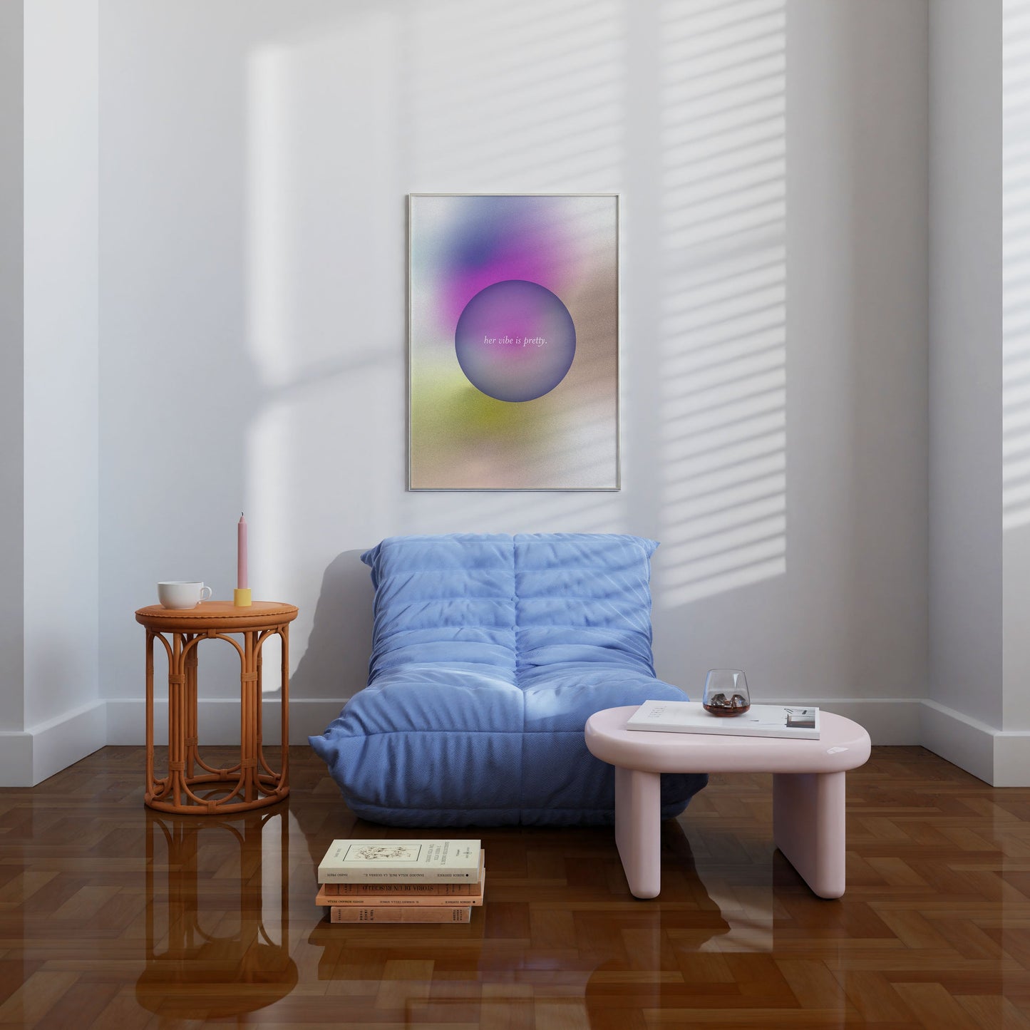 Her Vibe Is Pretty Print - THE WALL SNOB