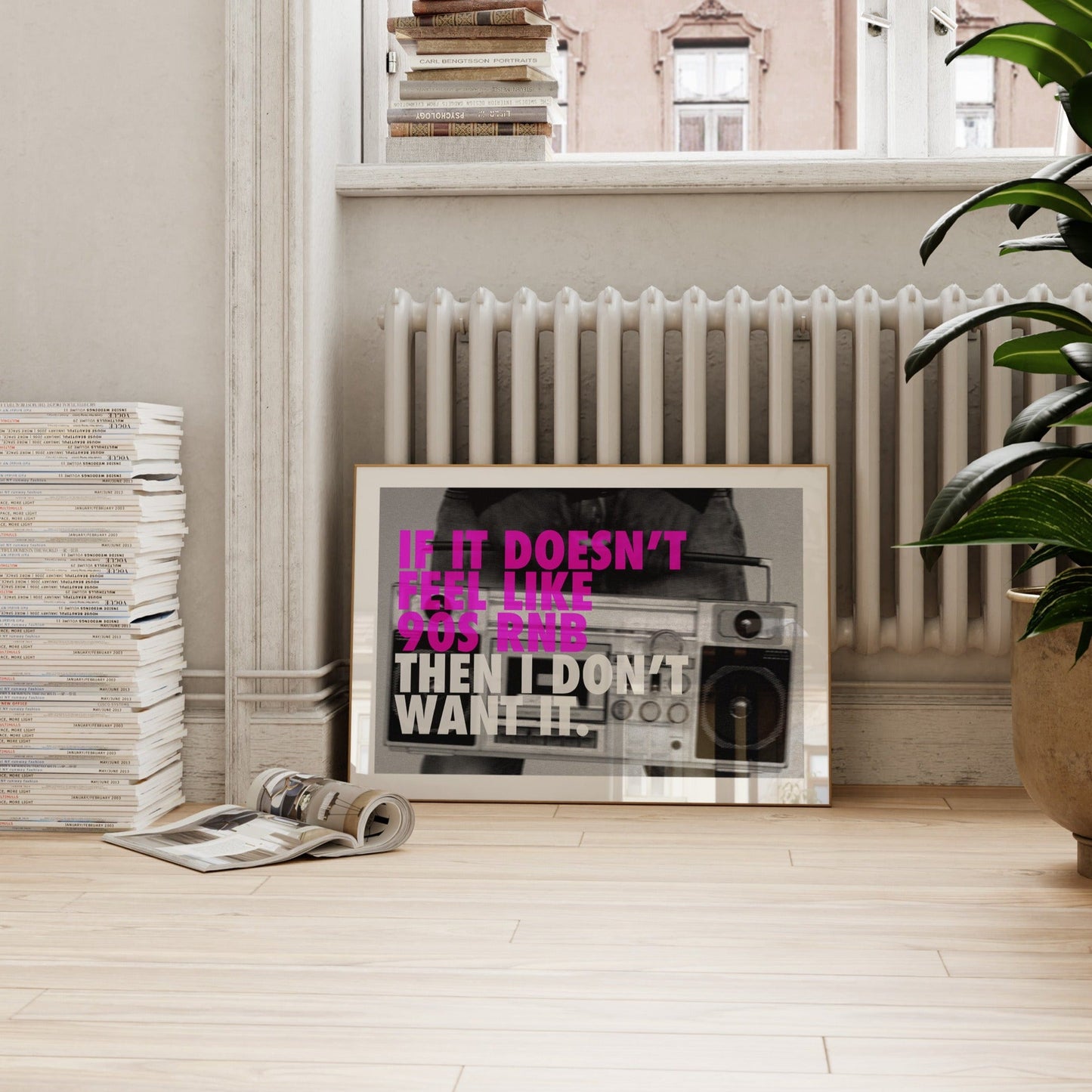 If It Doesn't Feel Like 90s RNB Print - THE WALL SNOB