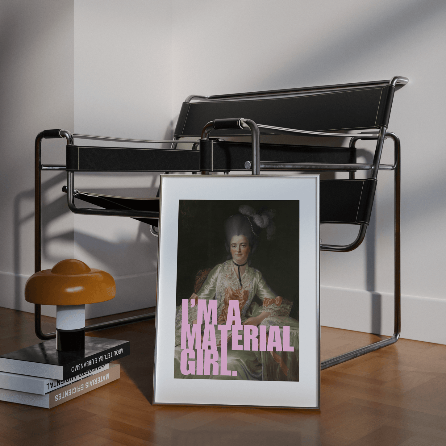 I'm A Material Girl Print - THE WALL SNOB