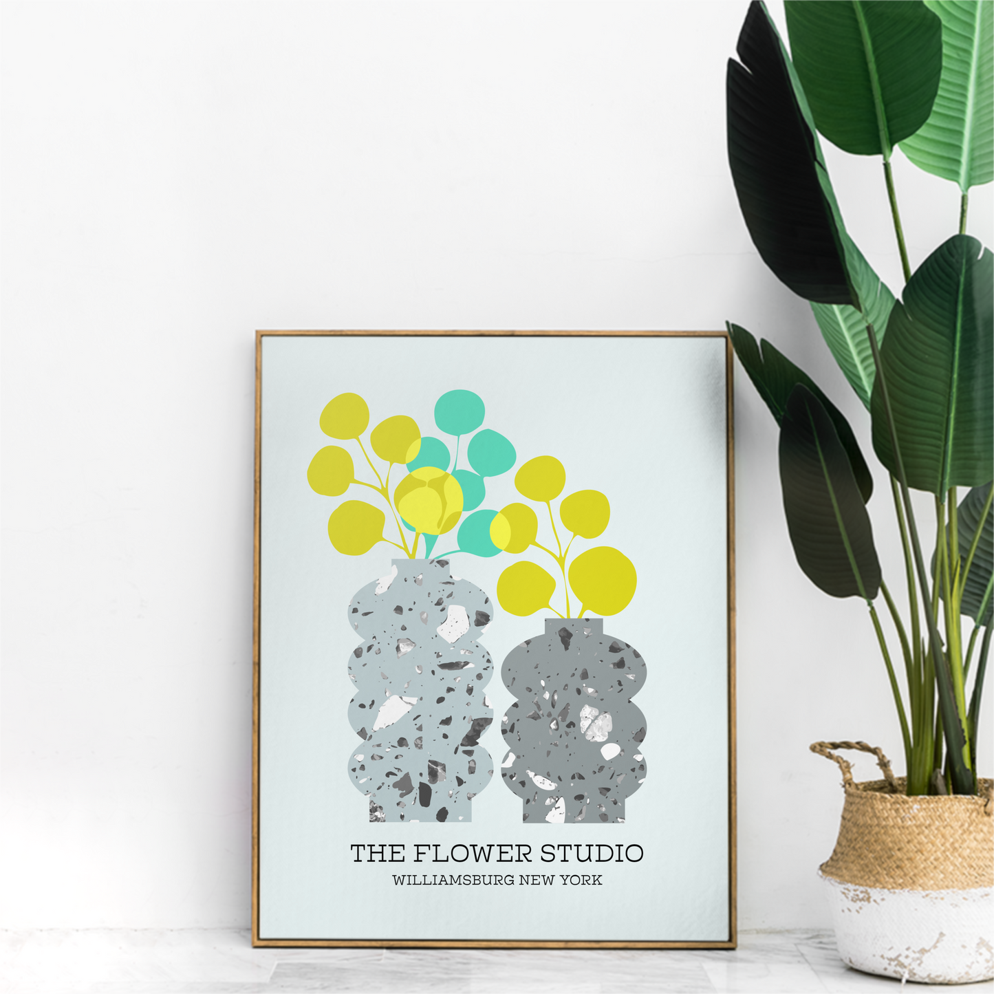 The Flower Studio Williamsburg New York Print - THE WALL SNOB