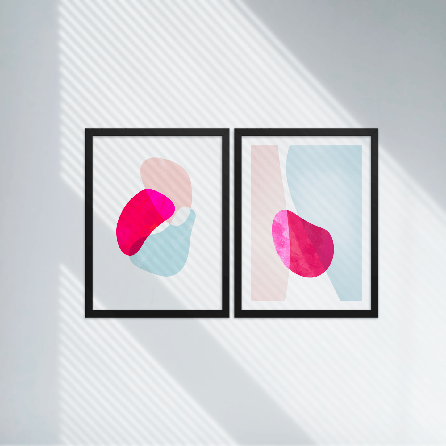 Japandi Stones Innuendo Pink, Poster - THE WALL SNOB