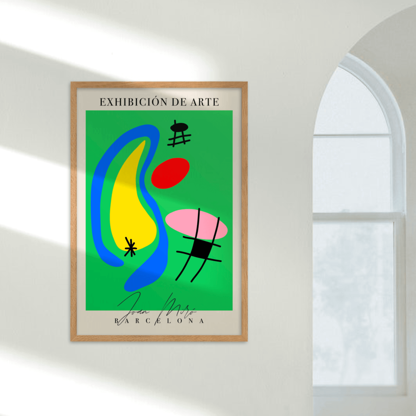 Joan Miró Exhibition De Arte, Poster - THE WALL SNOB
