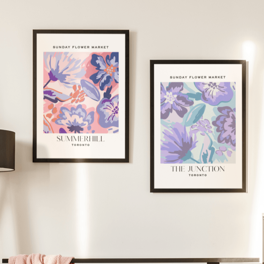 Junction Toronto Flower Market, Poster - THE WALL SNOB