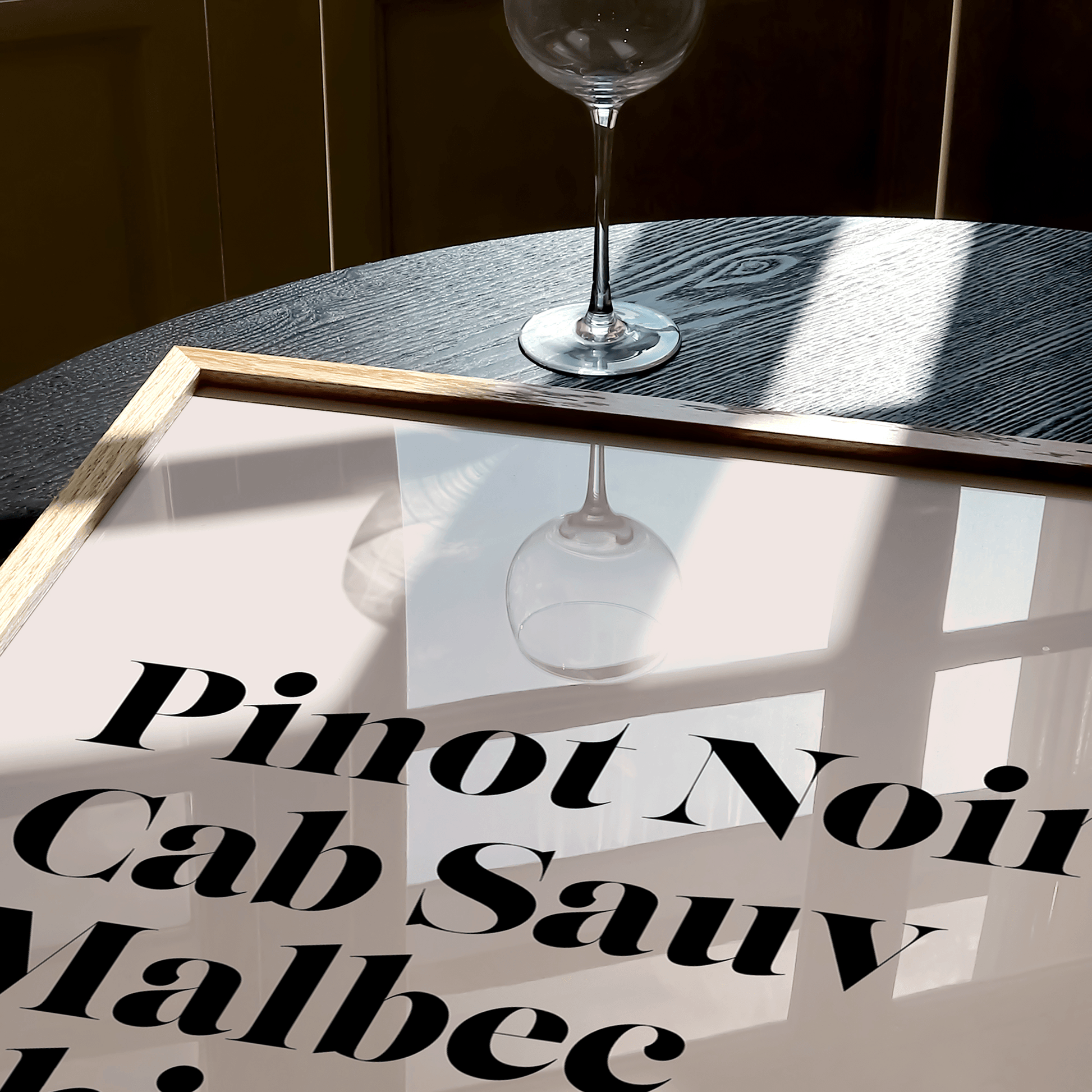 Just My Wine Type Red Print - THE WALL SNOB