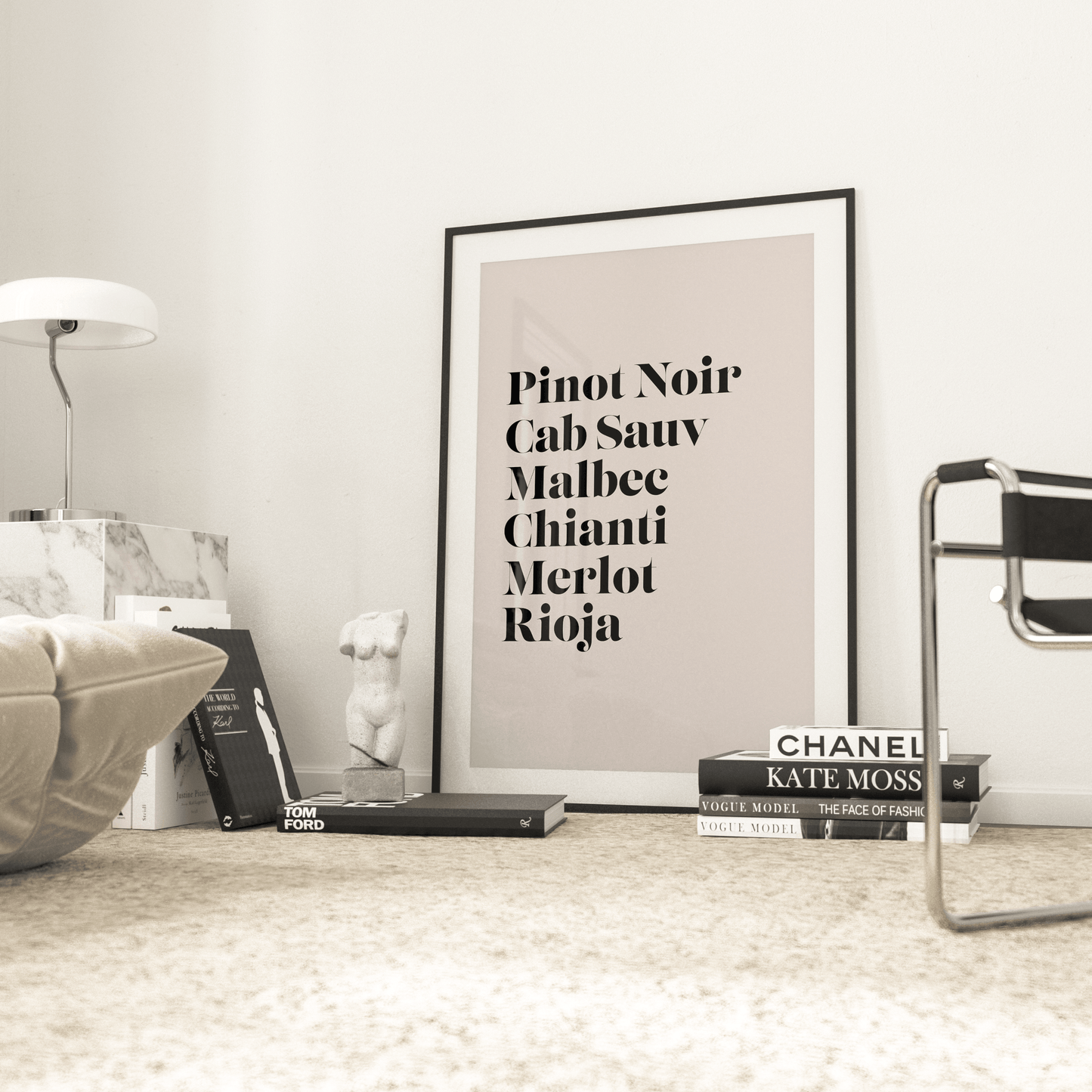 Just My Wine Type Red Print - THE WALL SNOB