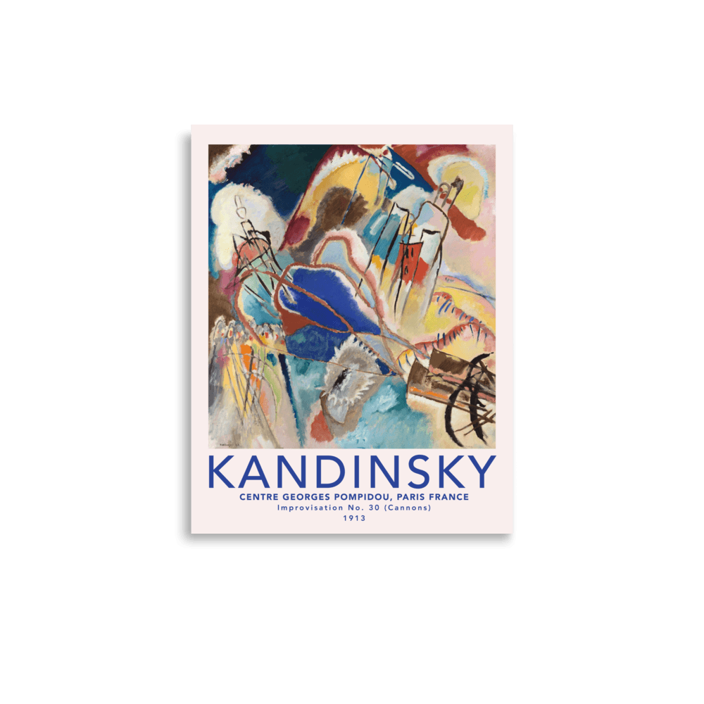 Kandinsky Improvisation Exhibition Print - THE WALL SNOB