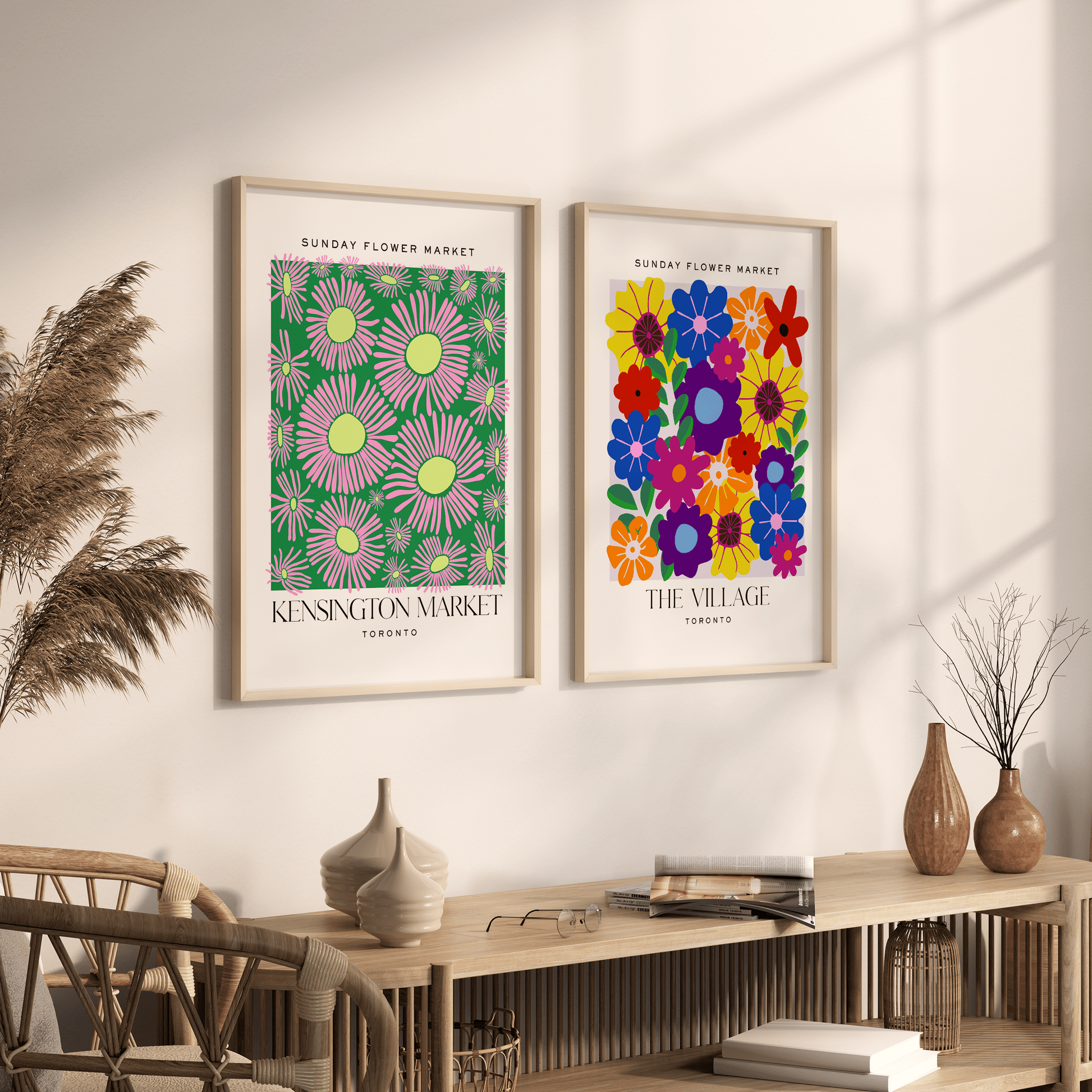 Kensington Market Toronto Flower Market Print - THE WALL SNOB