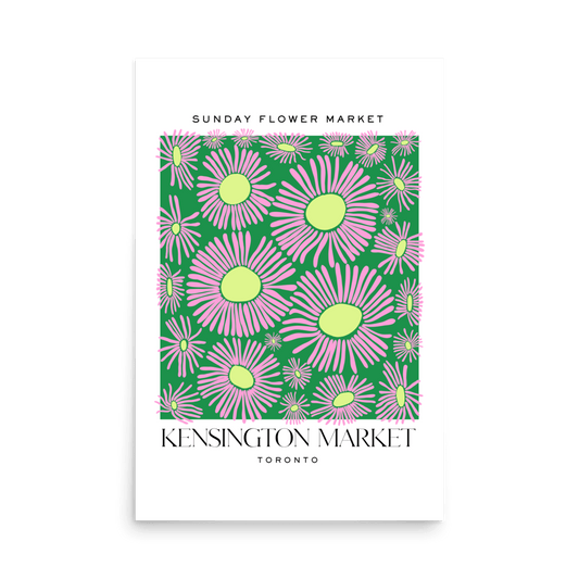 Kensington Market Toronto Flower Market Print - THE WALL SNOB