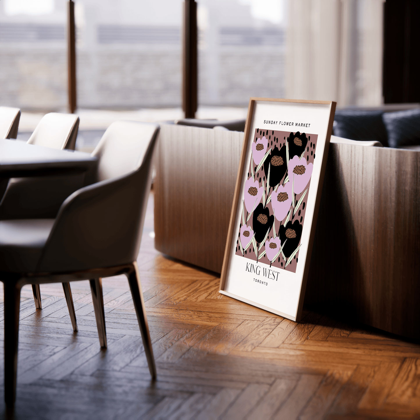 King West Toronto Flower Market Print - THE WALL SNOB