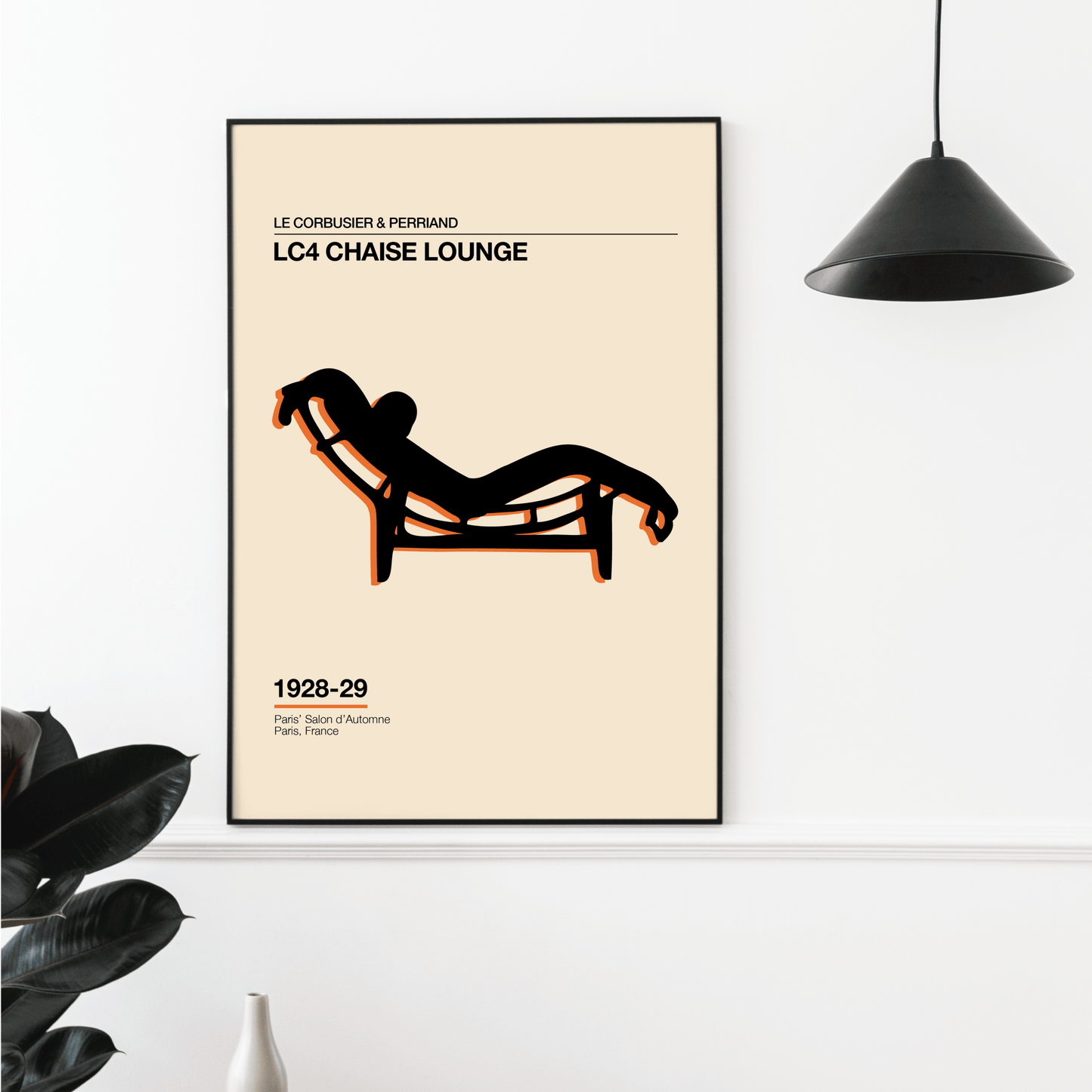 Le Corbusier Lounge, Poster - THE WALL SNOB