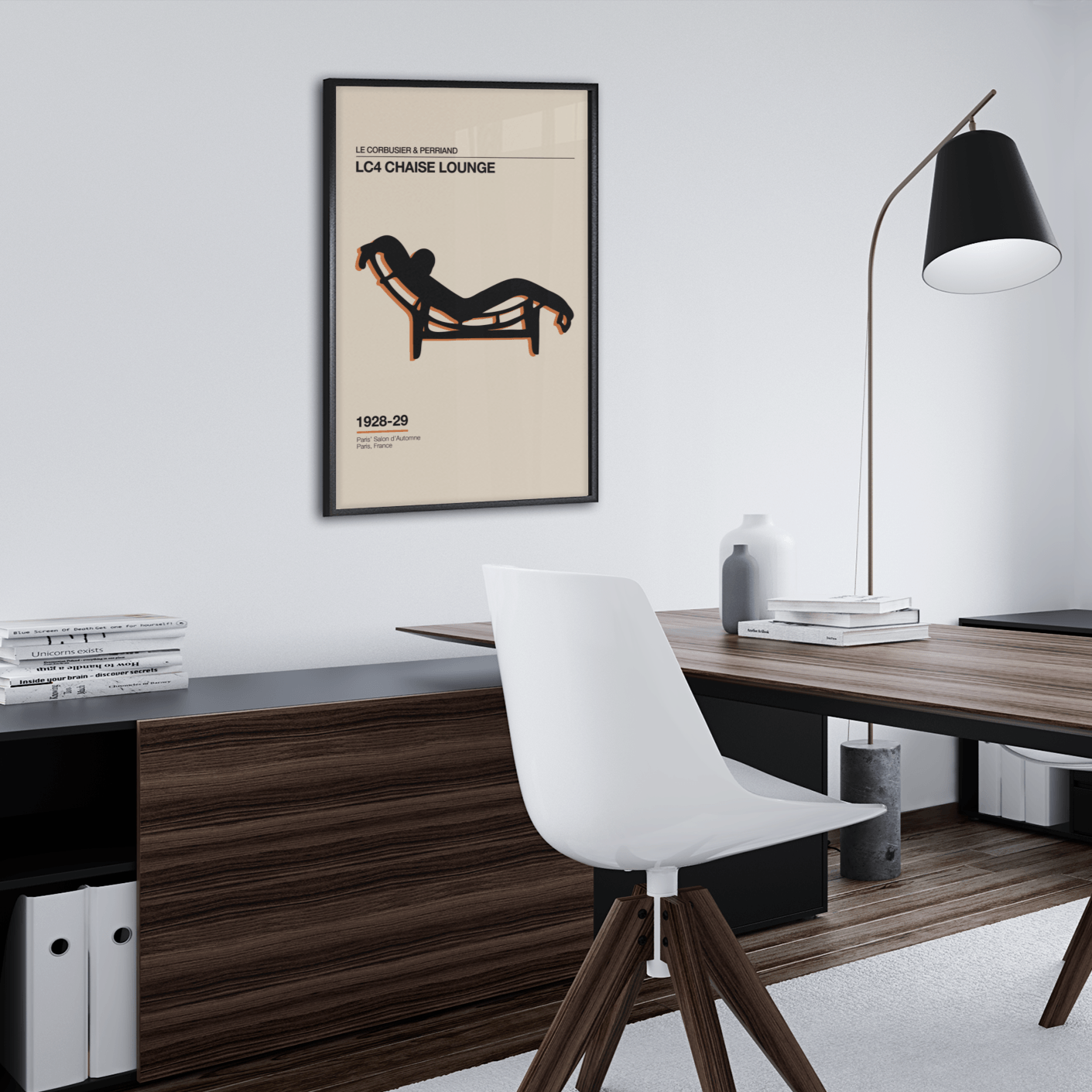 Le Corbusier Lounge, Poster - THE WALL SNOB