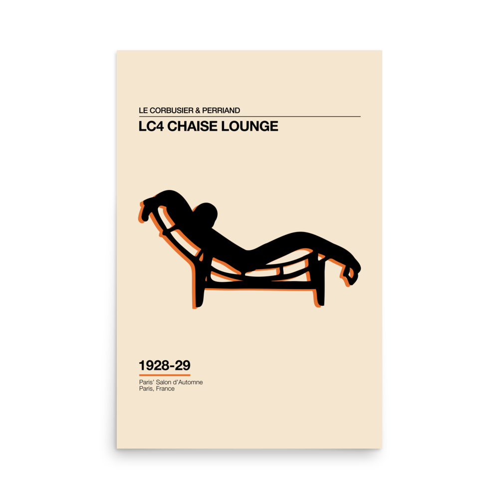 Le Corbusier Lounge Print - THE WALL SNOB