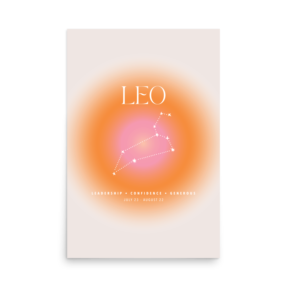 Leo Aura Print - THE WALL SNOB