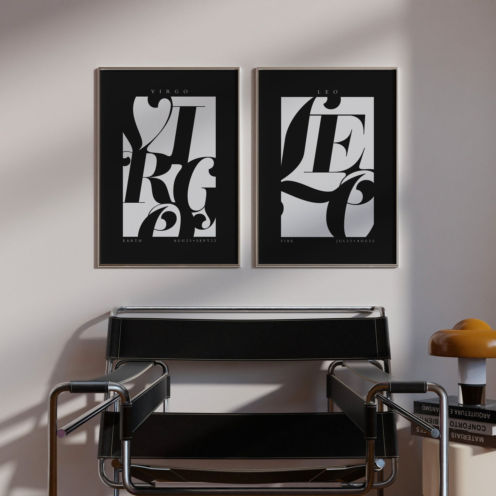 Leo Flourish Print - THE WALL SNOB