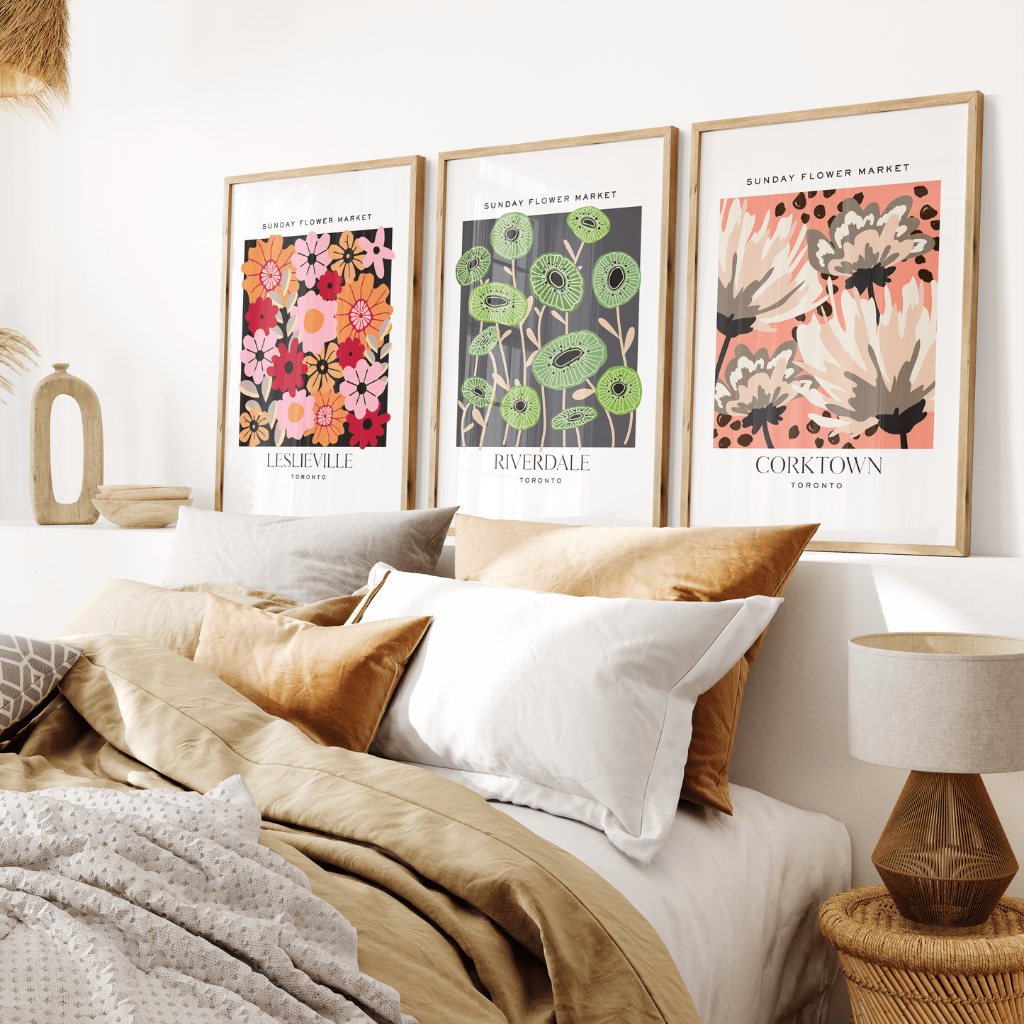 Leslieville Toronto Flower Market Print - THE WALL SNOB