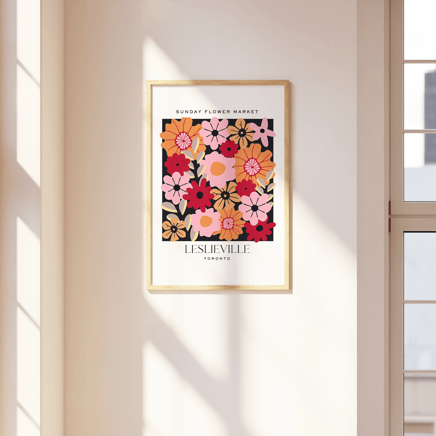 Leslieville Toronto Flower Market Print - THE WALL SNOB
