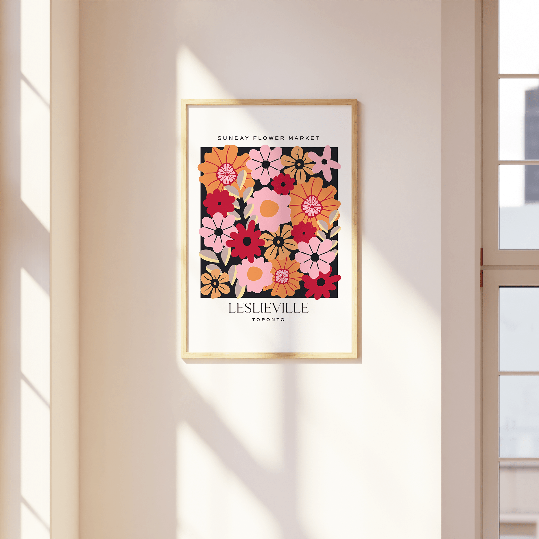 Leslieville Toronto Flower Market Print - THE WALL SNOB