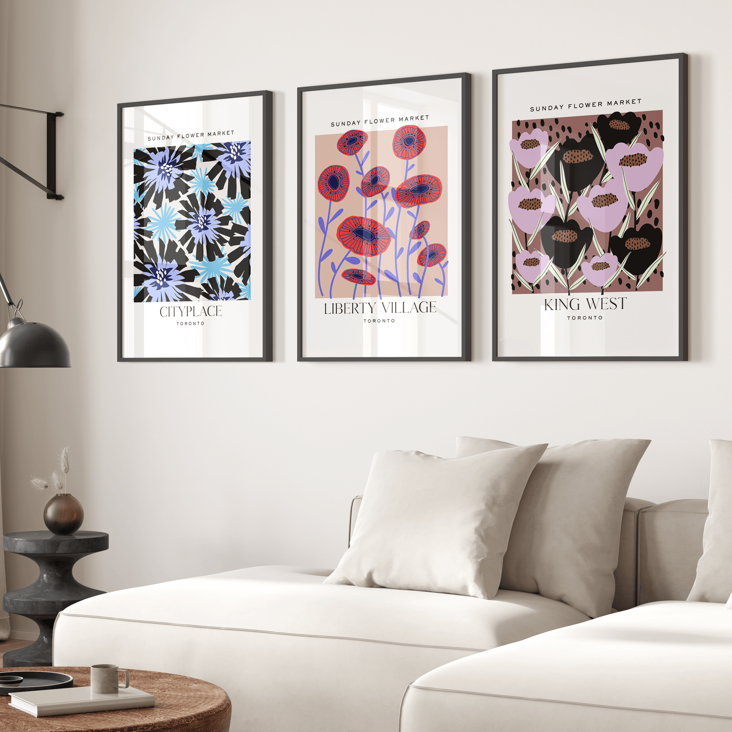 Liberty Village Toronto Flower Market Print - THE WALL SNOB