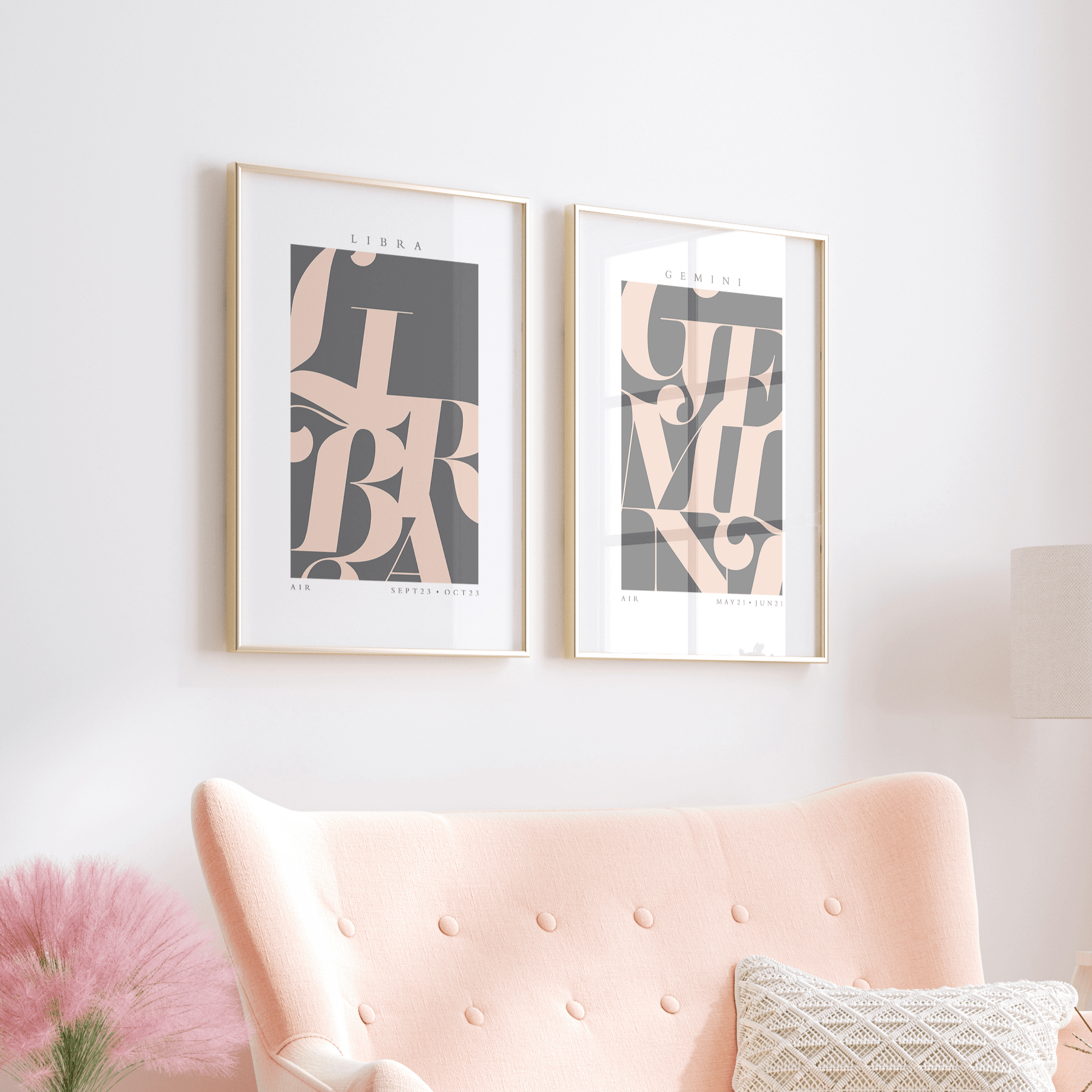Libra Flourish, Poster - THE WALL SNOB
