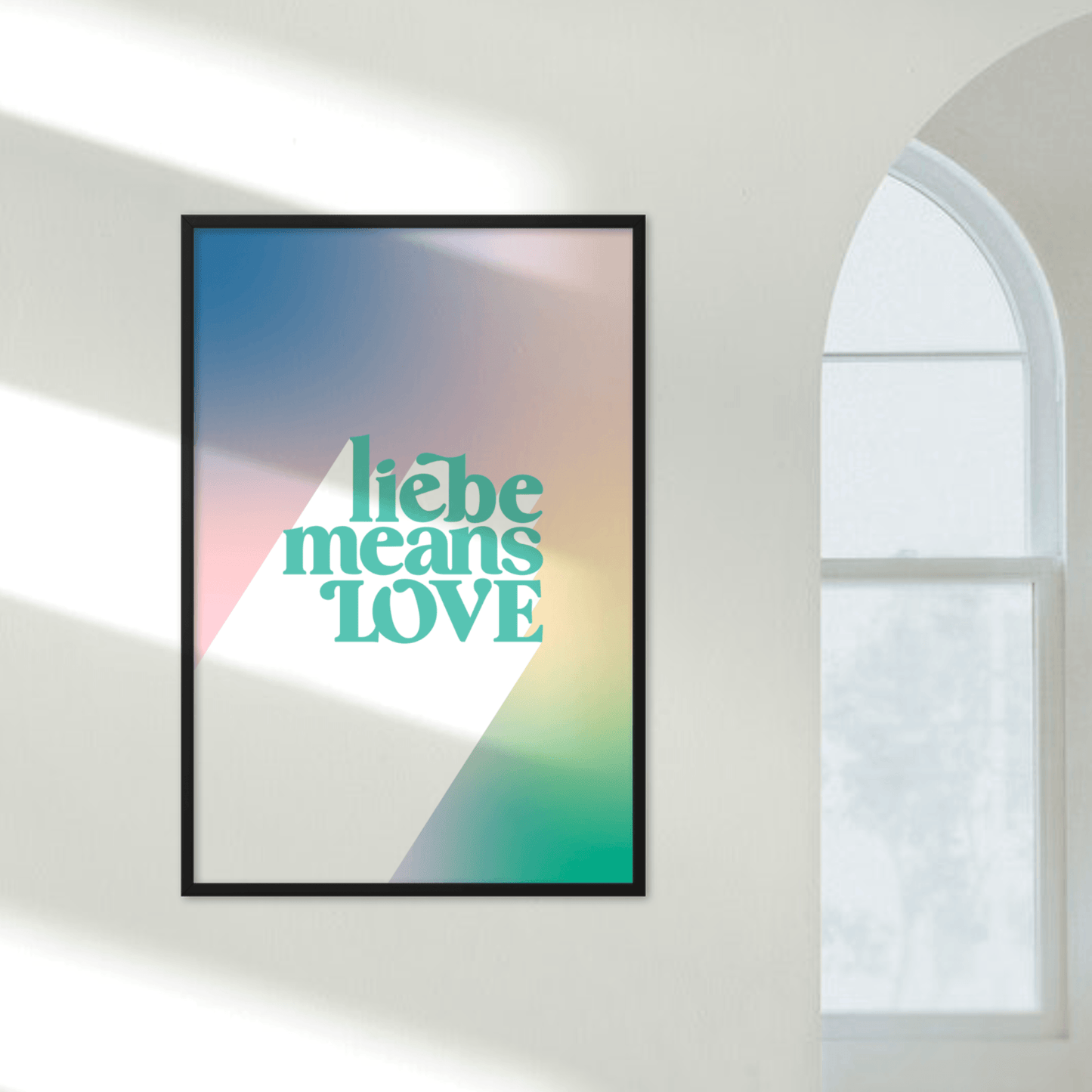 Liebe Means Love (German), Poster - THE WALL SNOB